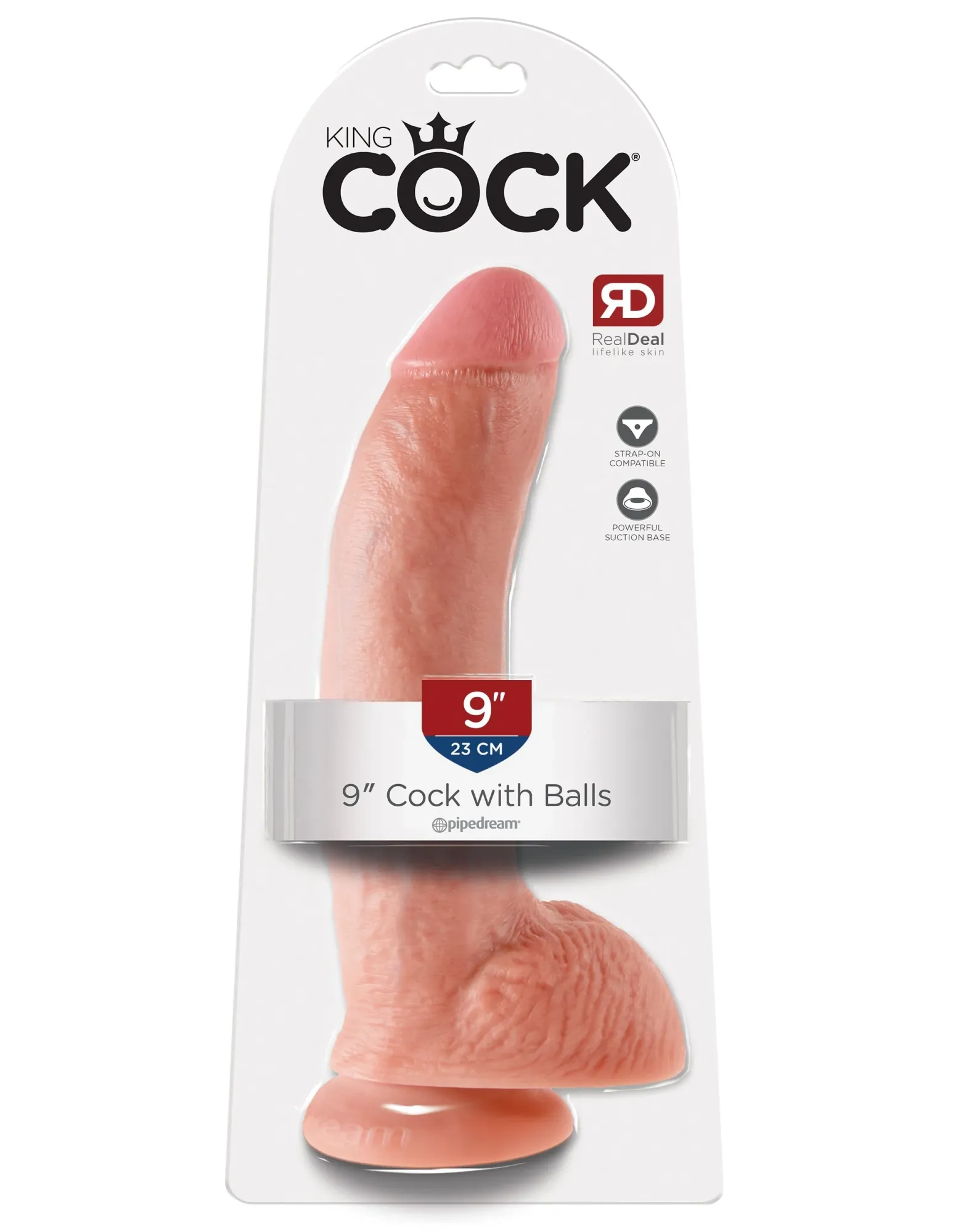 фаллоимитатор king cock 9" cock with balls - flesh pipedream 550821pd в России