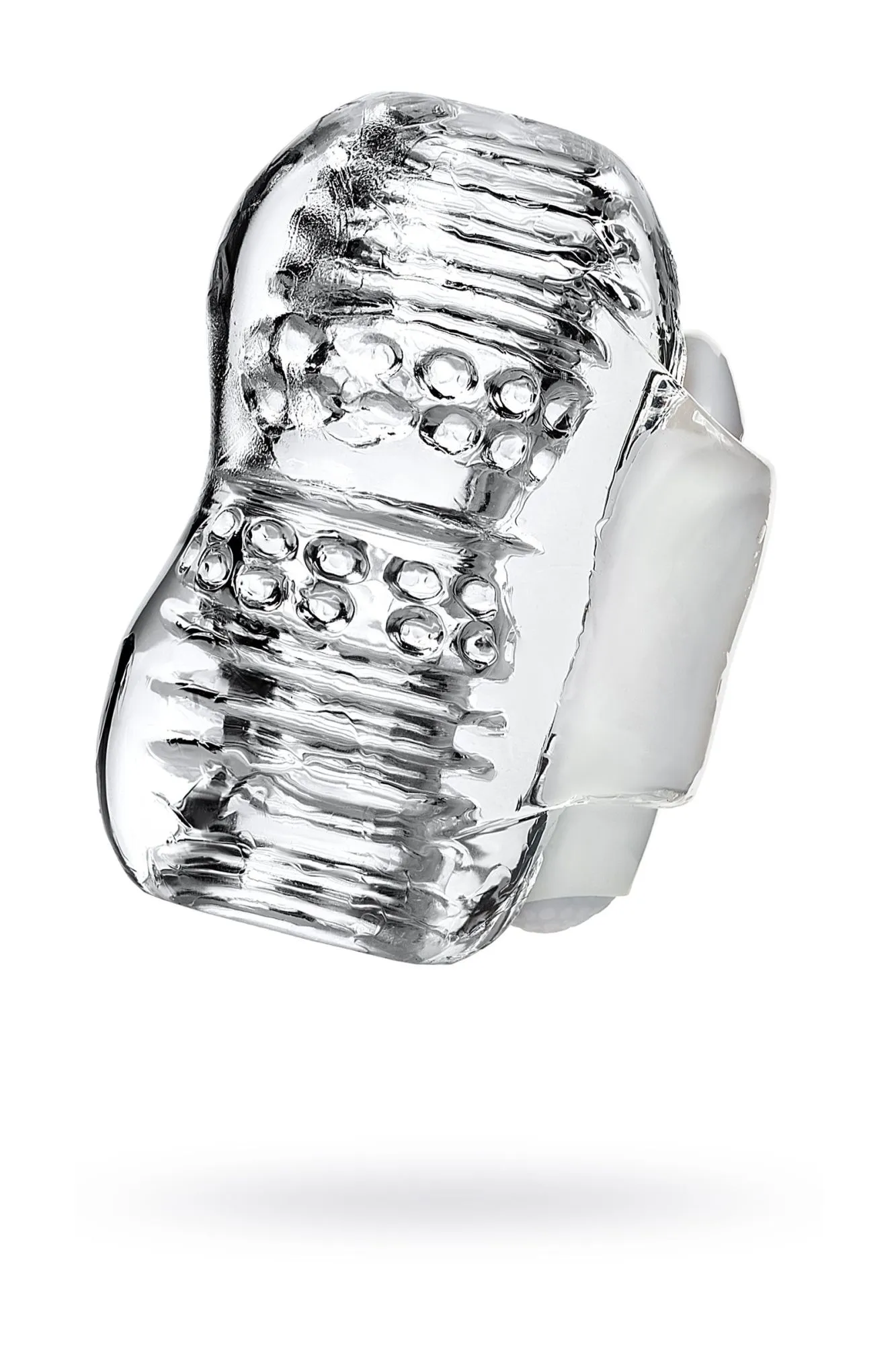 мастурбатор нереалистичный lingam by toyfa khani, tpe, прозрачный, 9 см в России