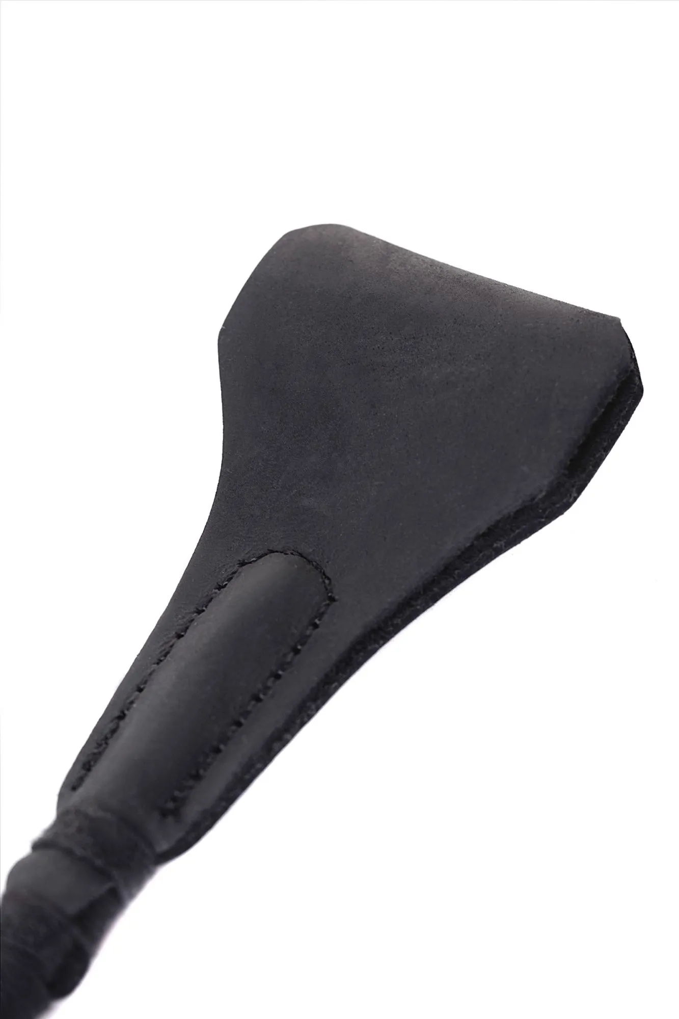 стек toyfa theatre кожаный, черный, 65 см в России