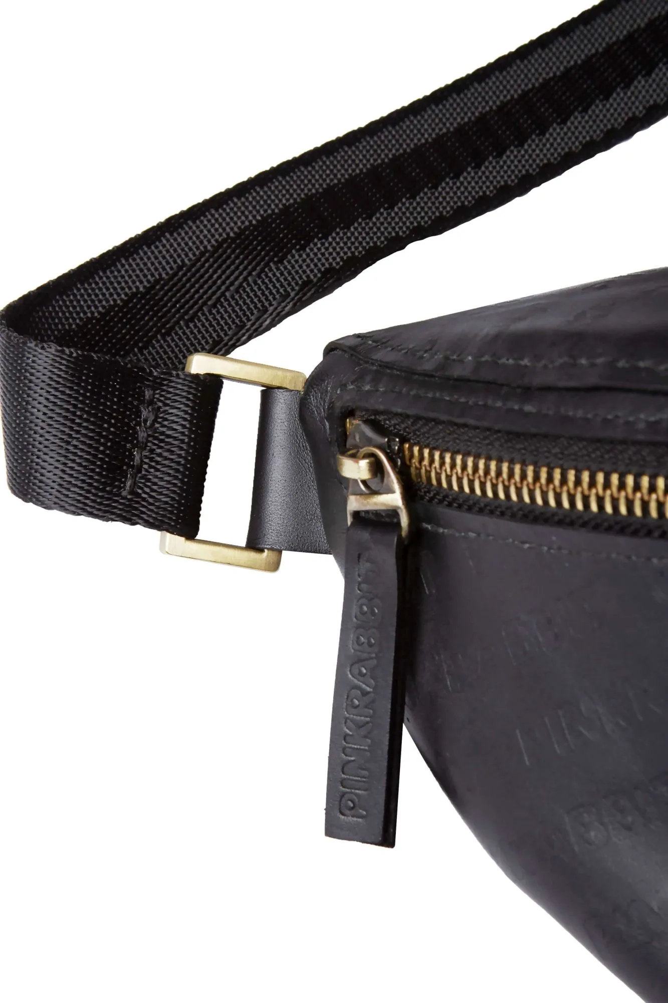 бананка черная с кольцом и принтом в России