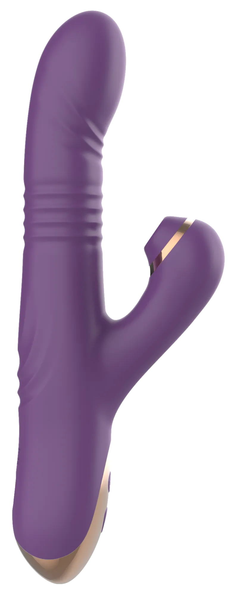 силиконовый вибратор с возвратно-поступательной стимуляцией sw24126-purple в России