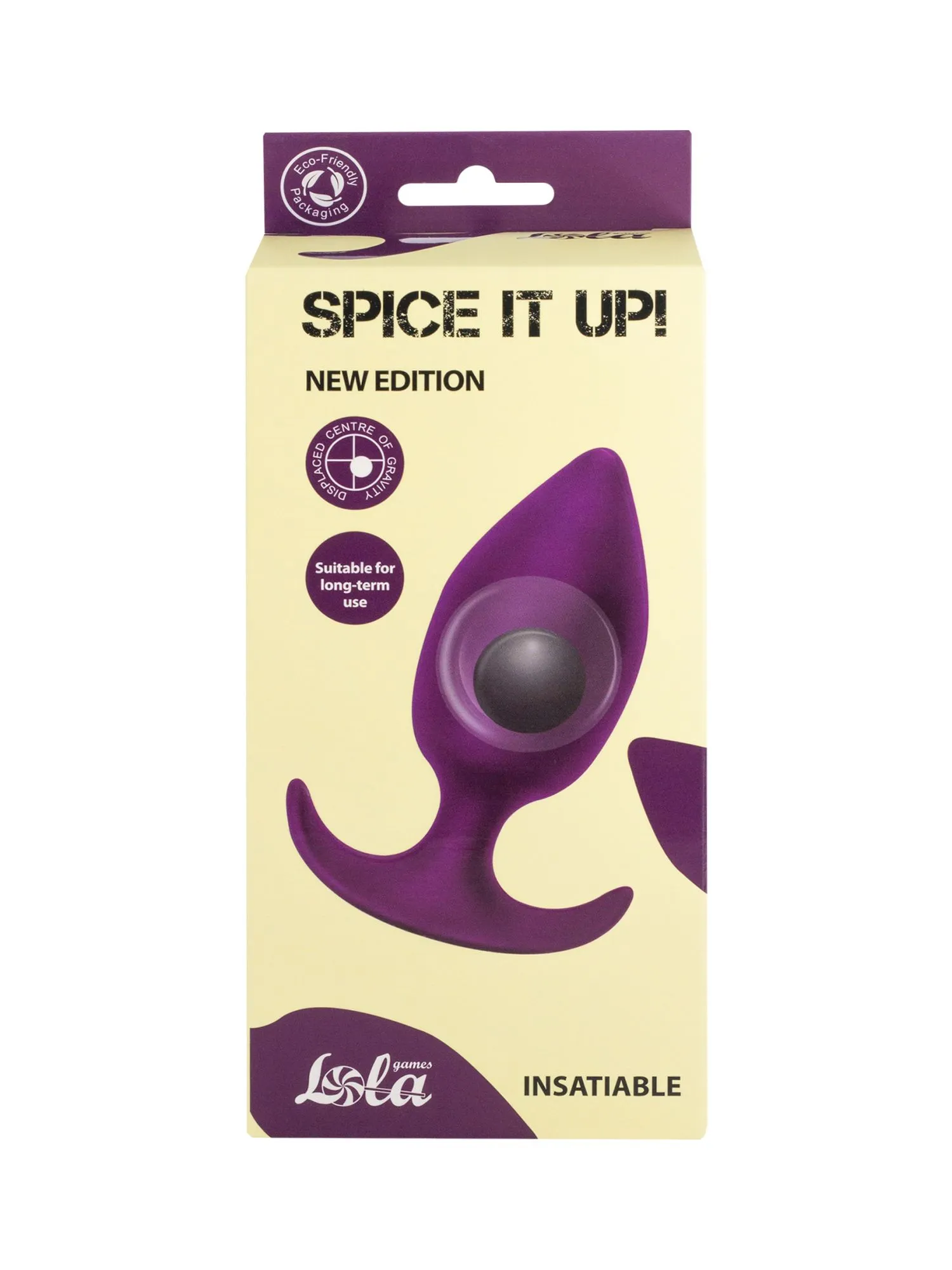 пробка со смещенным центром тяжести spice it up insatiable ultraviolet 8011-04lola в России