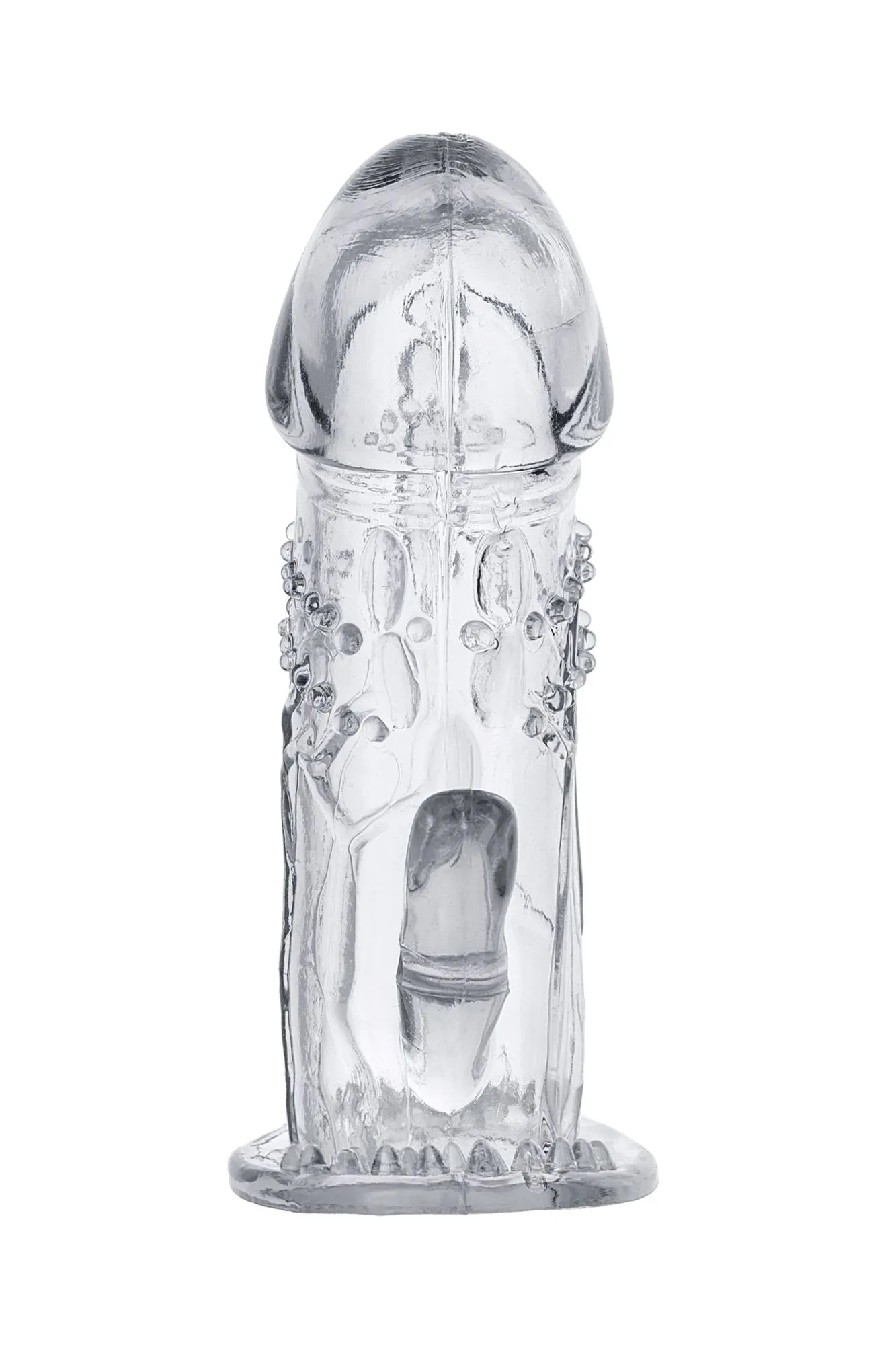 насадка на пенис toyfa, tpe, прозрачный, 13 см в России