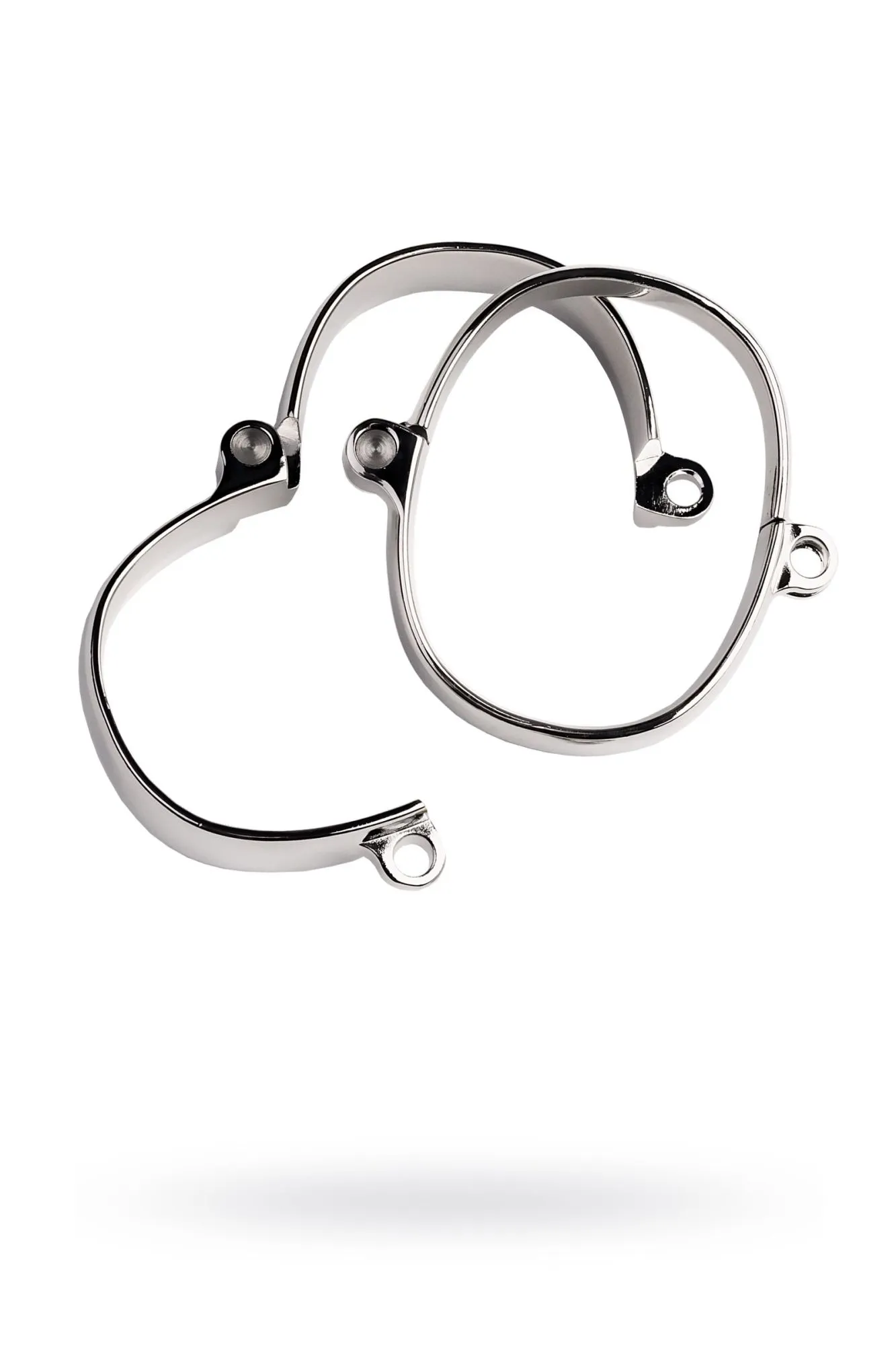 наручники, toyfa metal, серебристые, 6,5х8 см в России