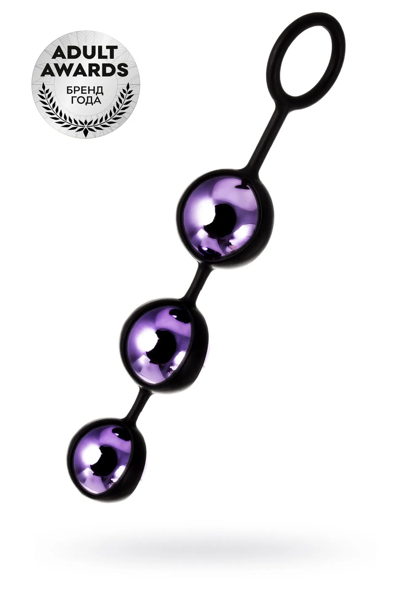 вагинальные шарики toyfa a-toys hony, abs пластик, фиолетовый, 18,5 см в России