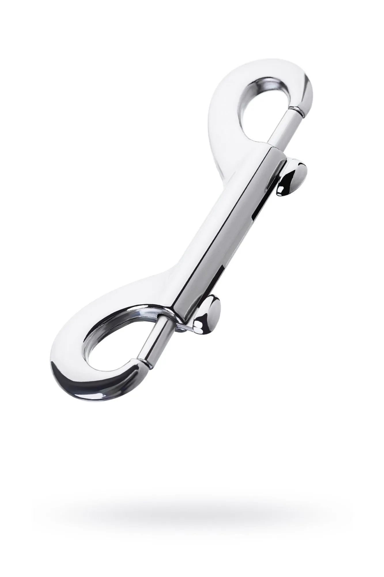 карабин двусторонний toyfa metal, металл, серебряный, 9 см в России