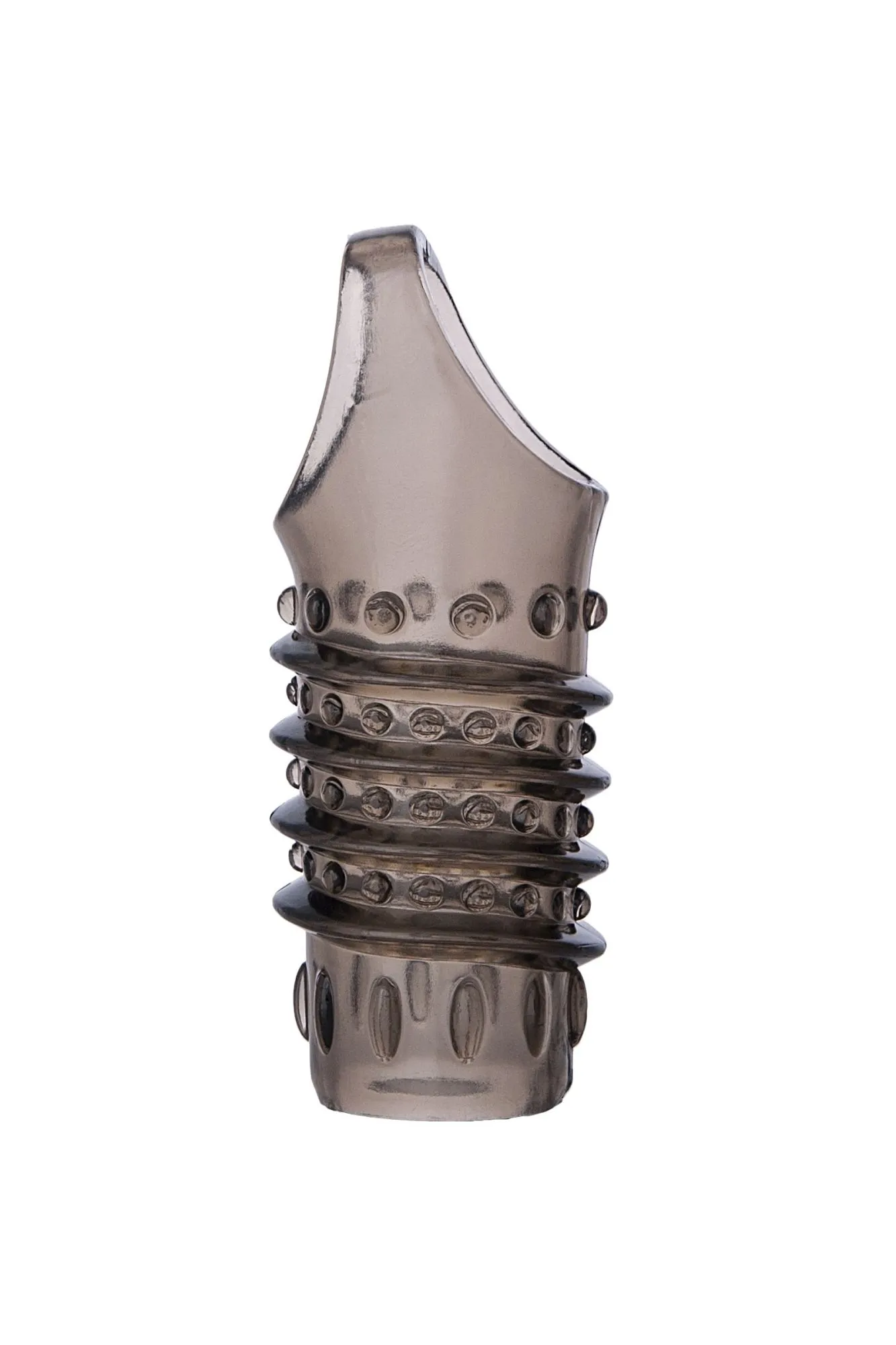 насадка toyfa xlover, для увеличения размера, tpe, черная прозрачная, 10,5 см в России