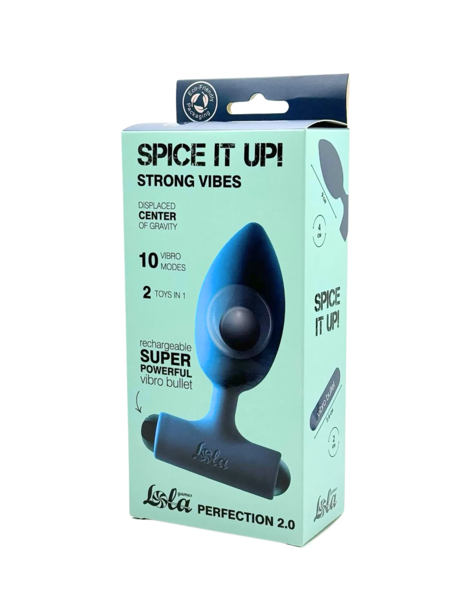 анальная пробка с перезаряжаемой вибропулей spice it up perfection 2.0 8014-05lola в России
