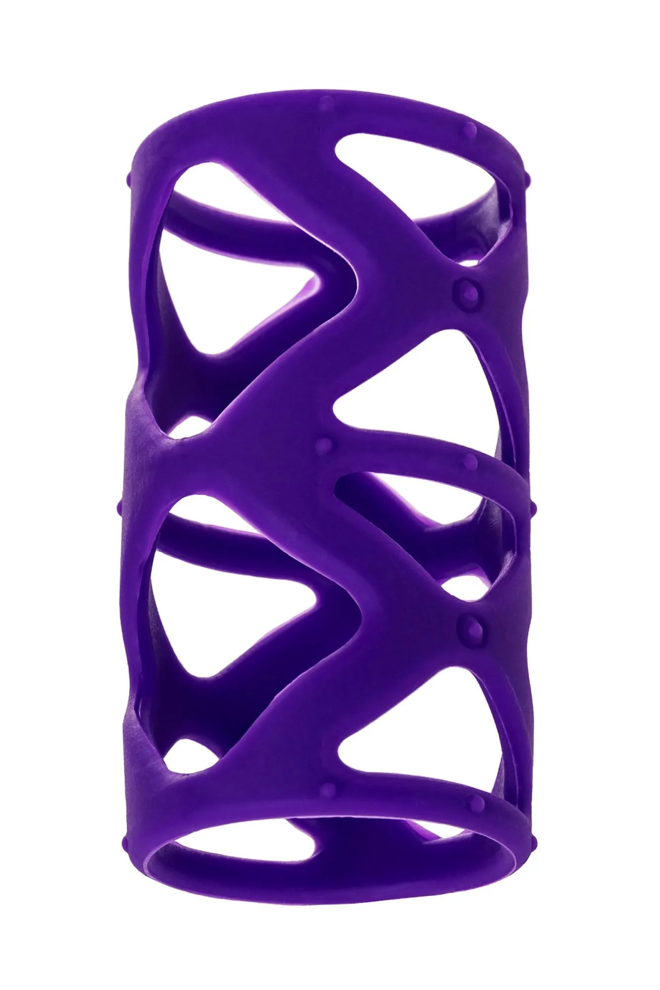 насадка на пенис toyfa a-toys, силикон, фиолетовый, 7,5 см в России