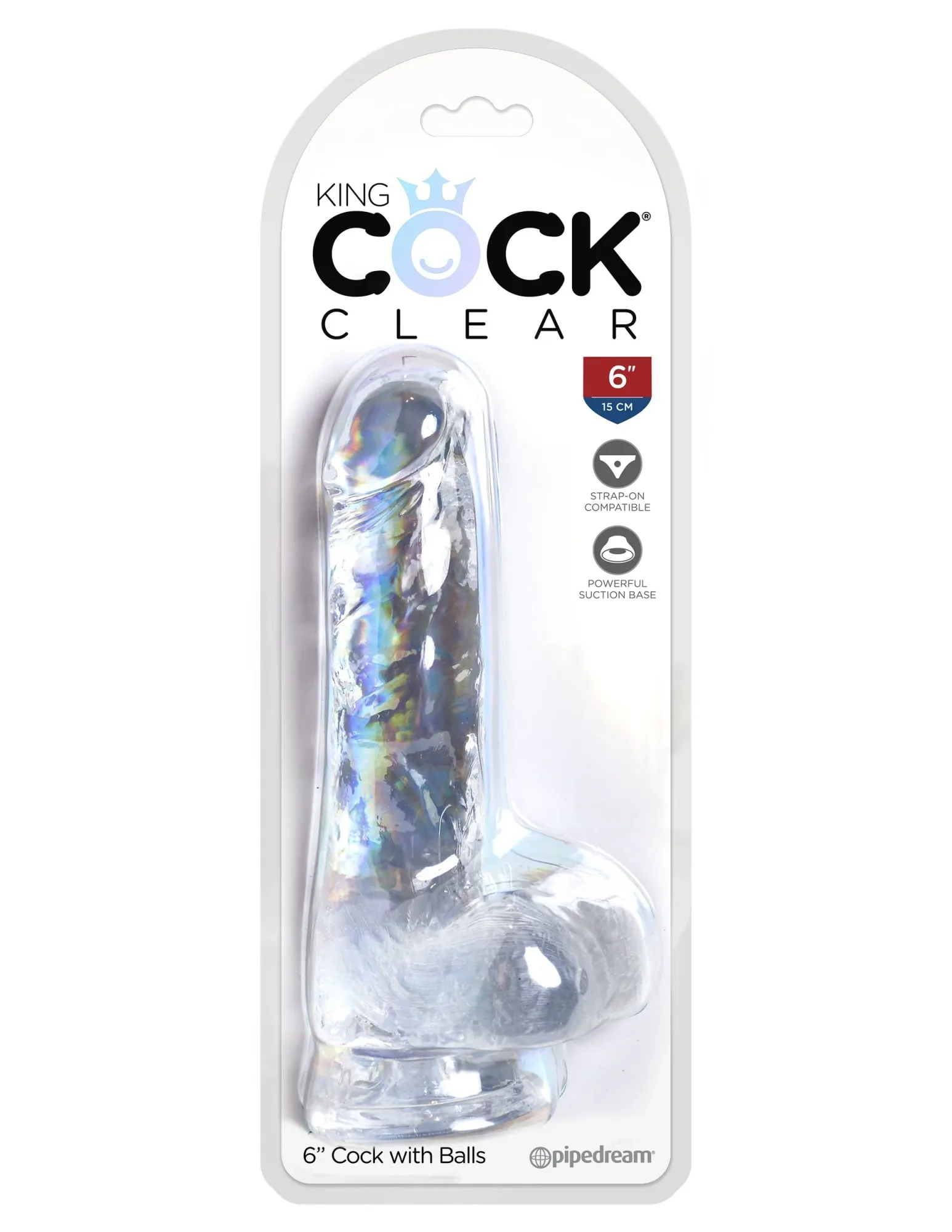 фаллоимитатор king cock clear 6" cock with balls pipedream 575220pd в России