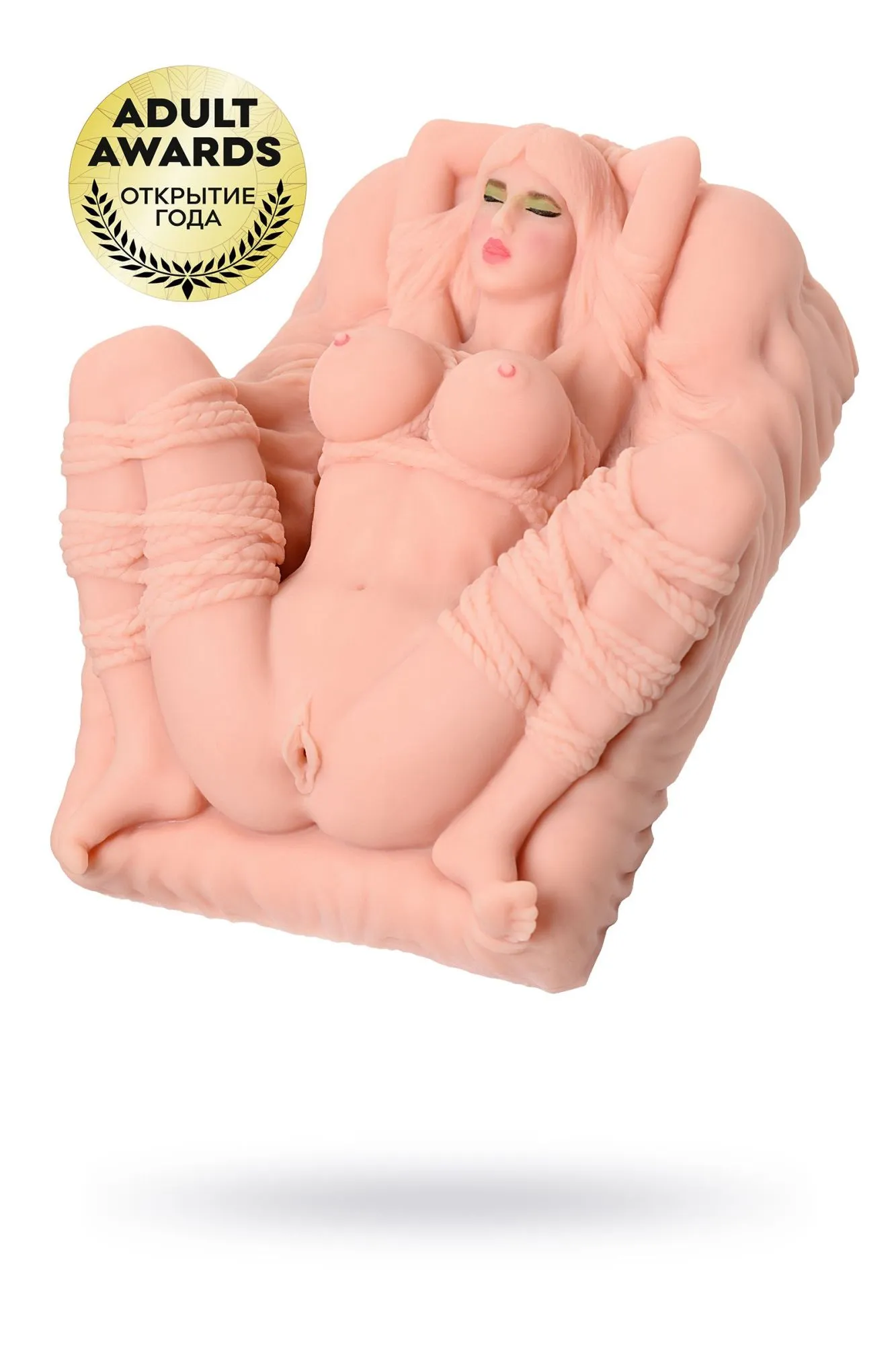 мастурбатор реалистичный kokos erica, tpr, телесный, 18 см в России