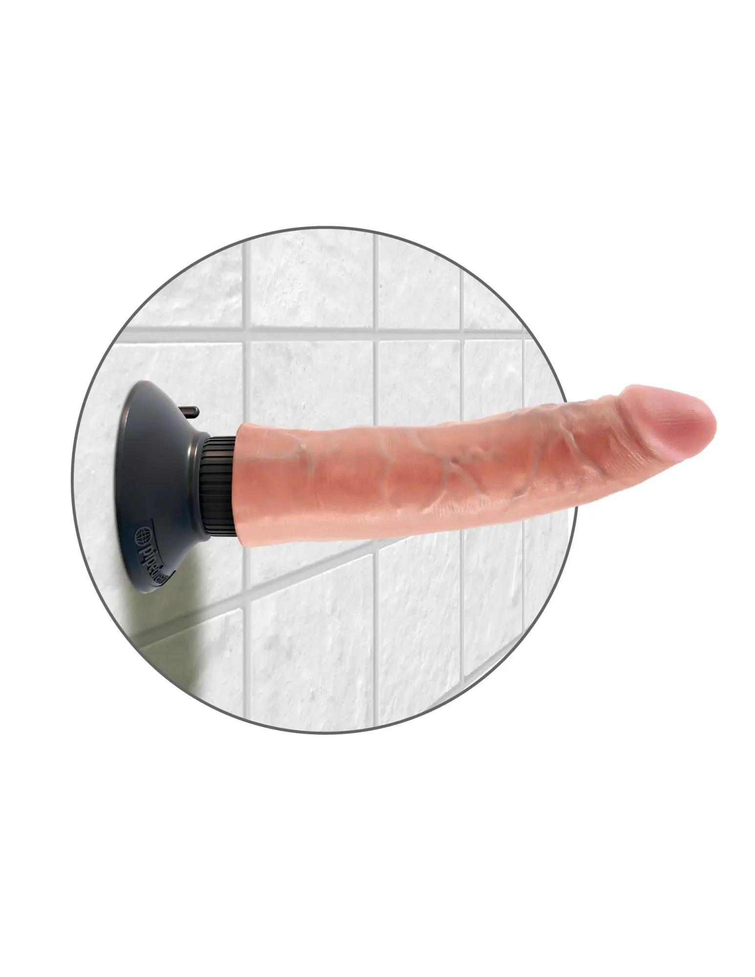 вибратор king cock 7" vibrating cock - flesh pipedream 540221pd в России