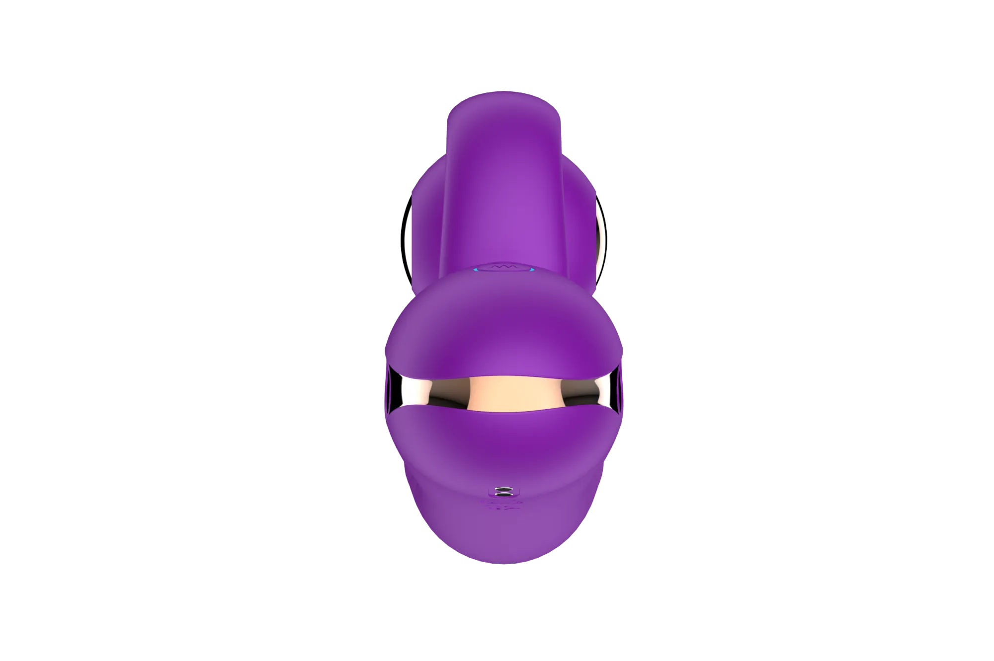 силиконовый вибратор-кролик с функцией вращения sw3052-purple в России