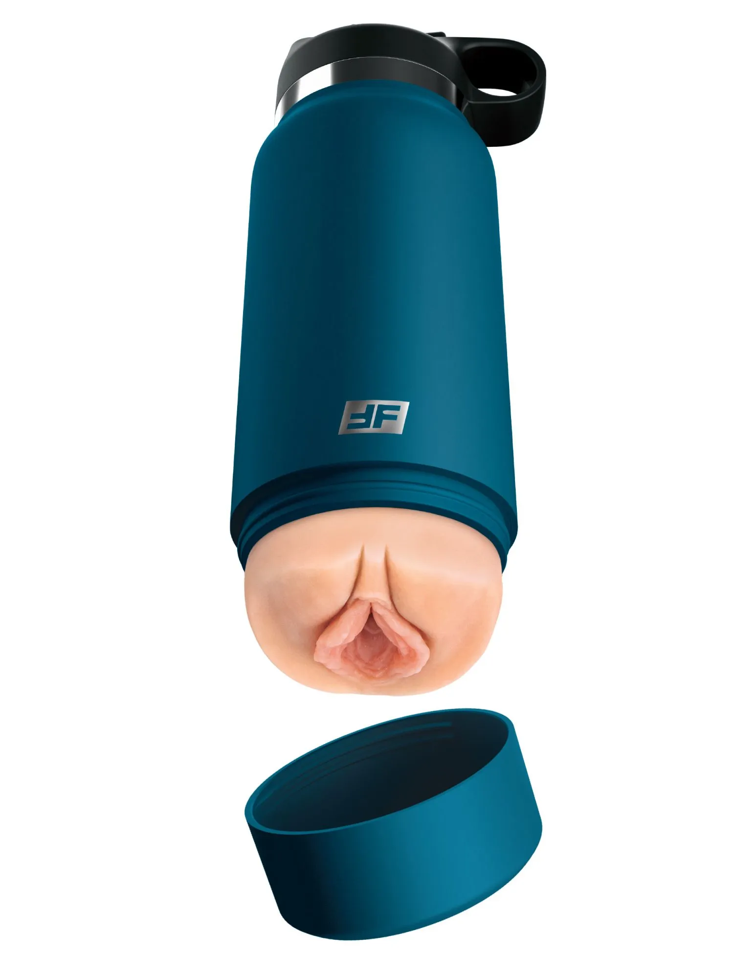 мастурбатор fap flask thrill seeker discreet stroker - black bottle - frosted pipedream rd62721pd в России
