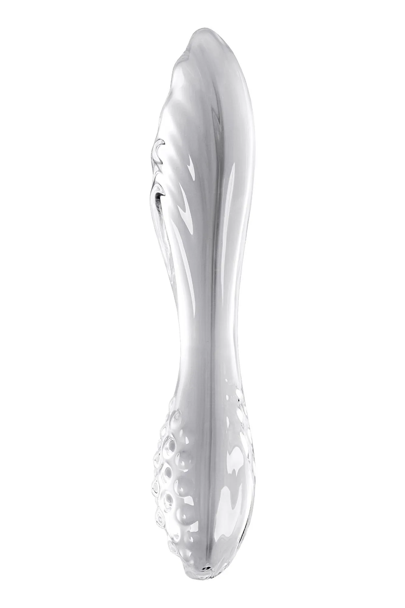 двусторонний фаллоимитатор satisfyer dazzling crystal 1, стекло, прозрачный, 18,5 см в России