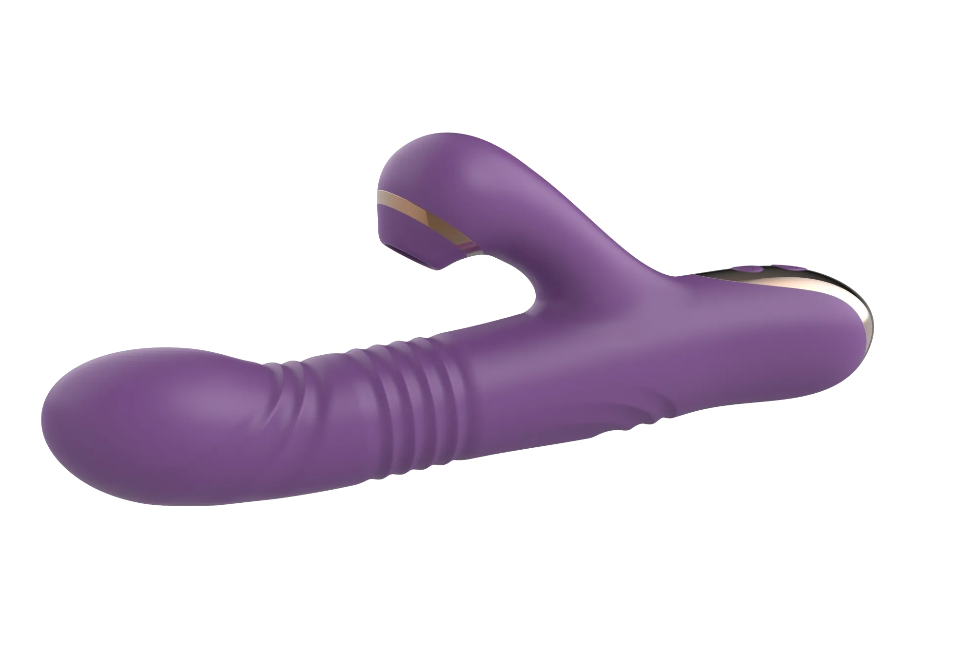 силиконовый вибратор с возвратно-поступательной стимуляцией sw24126-purple в России