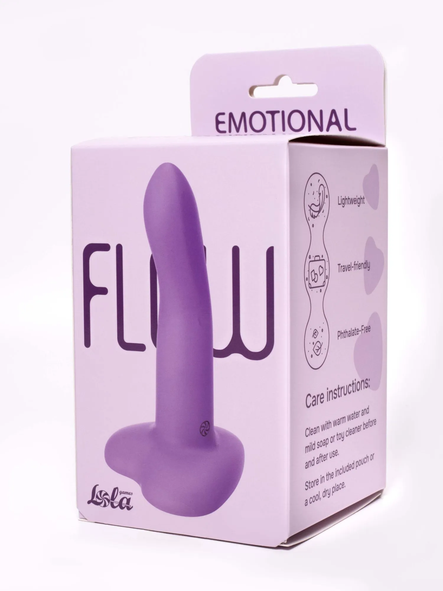 нереалистичный дилдо emotional purple 2045-01lola в России