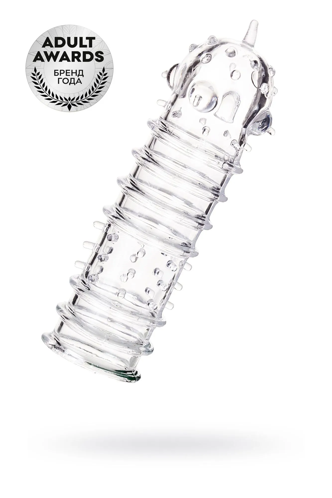 насадка на пенис toyfa a-toys tark, tpr, прозрачный, 15,3 см в России