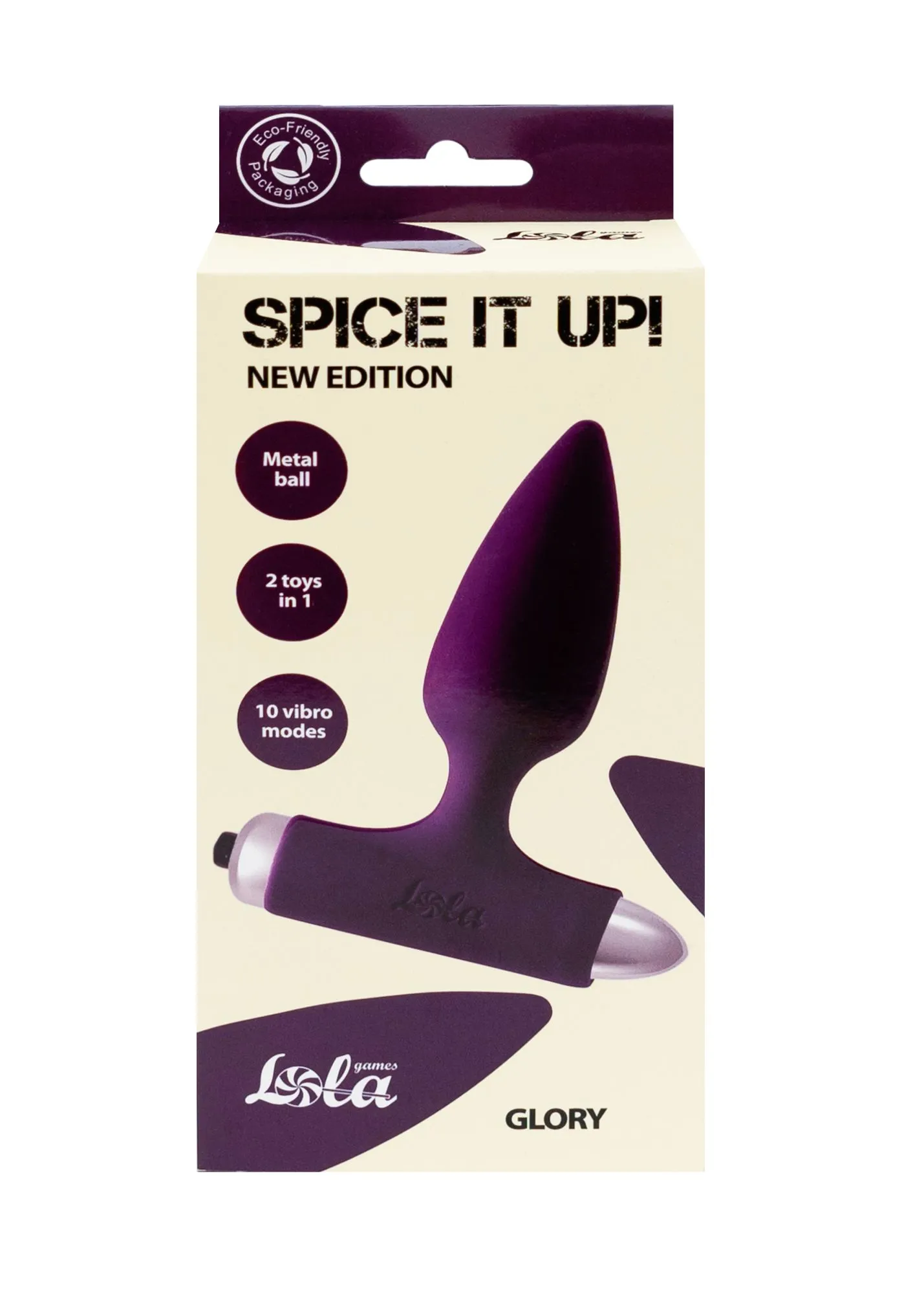 анальная пробка с вибрацией spice it up new edition glory ultraviolet 8015-04lola в России