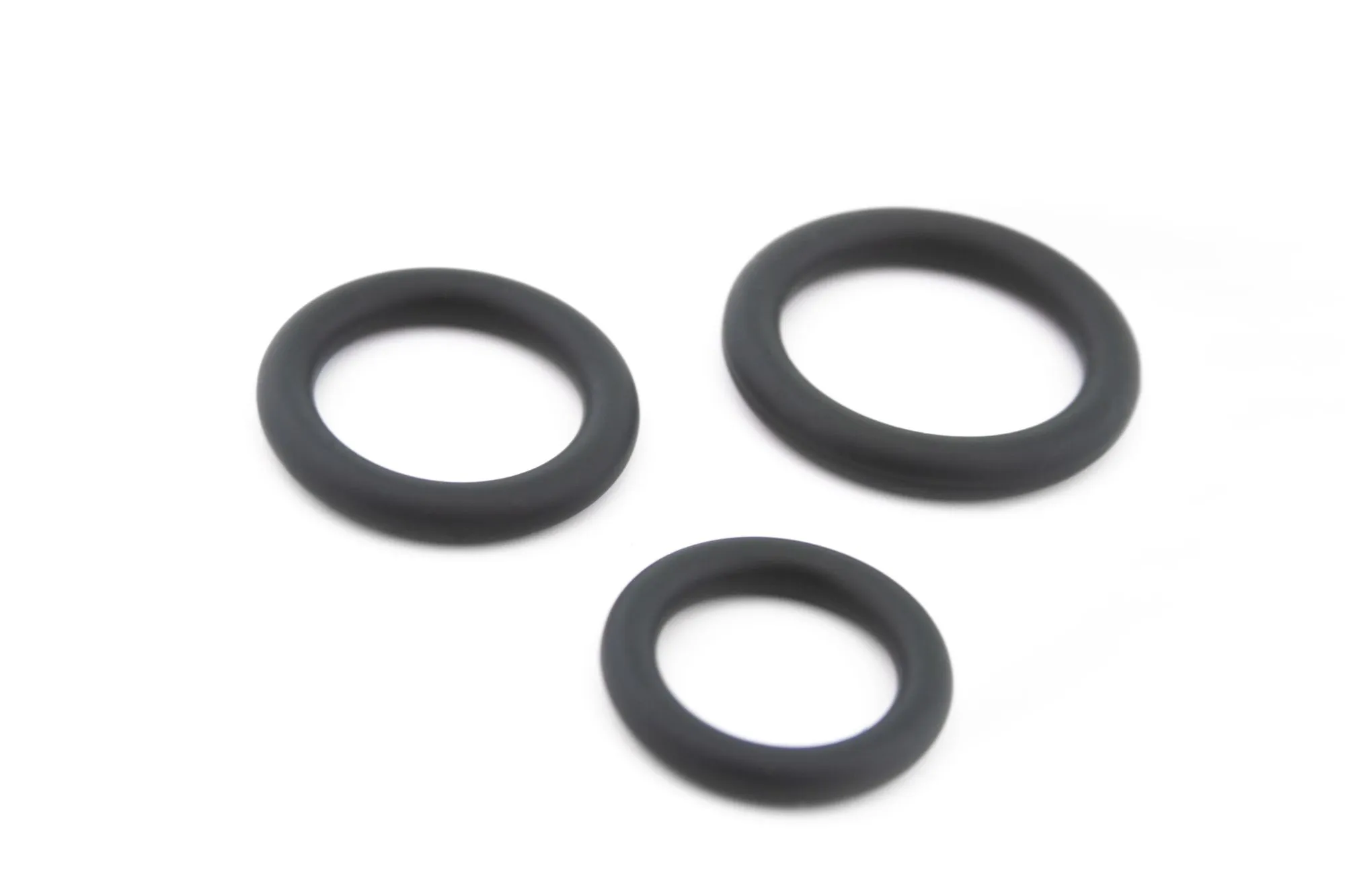 набор из трех эрекционных колец no.25 - cockring set - grey в России