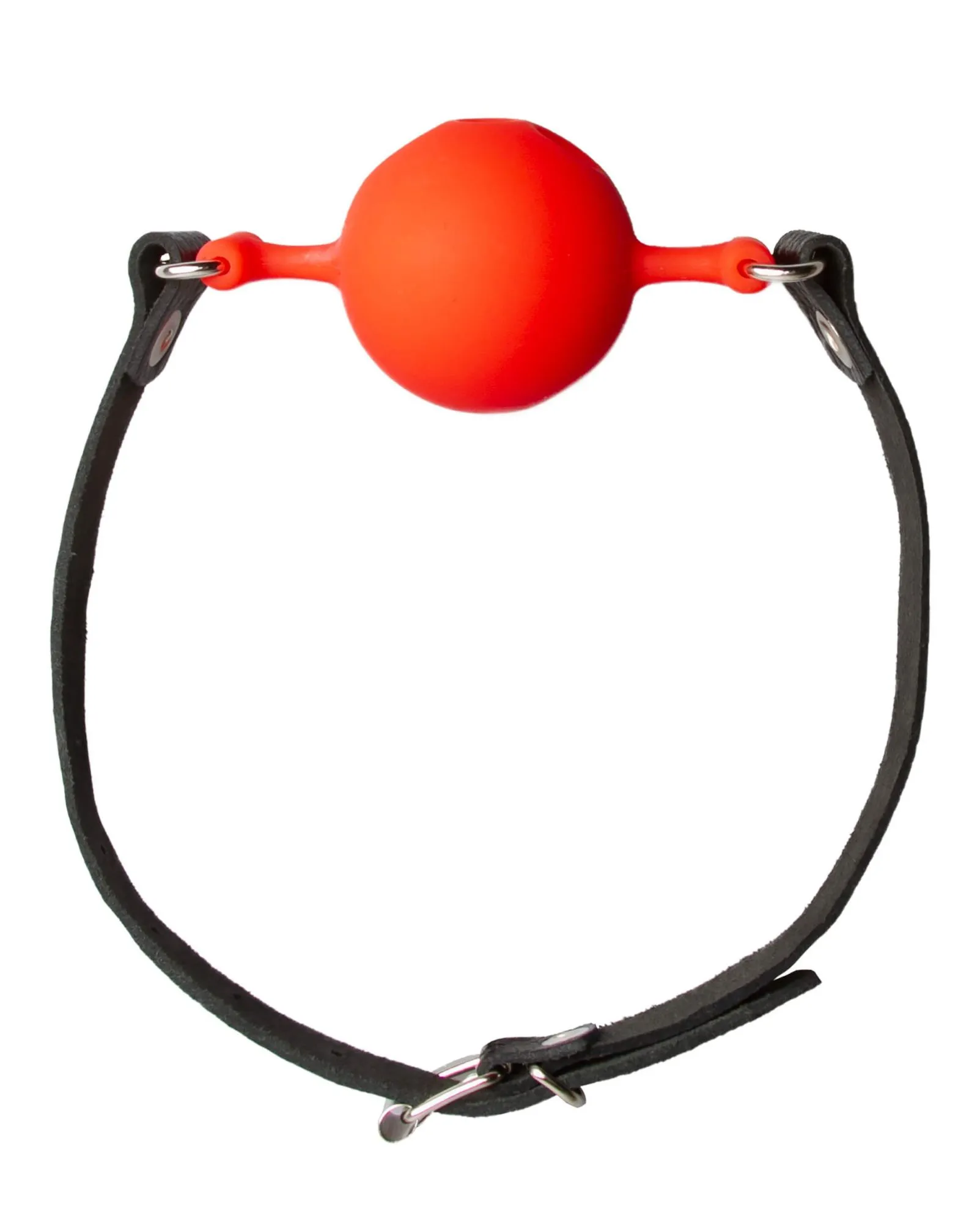 кляп силиконовый c красным шариком с перфорацией в России