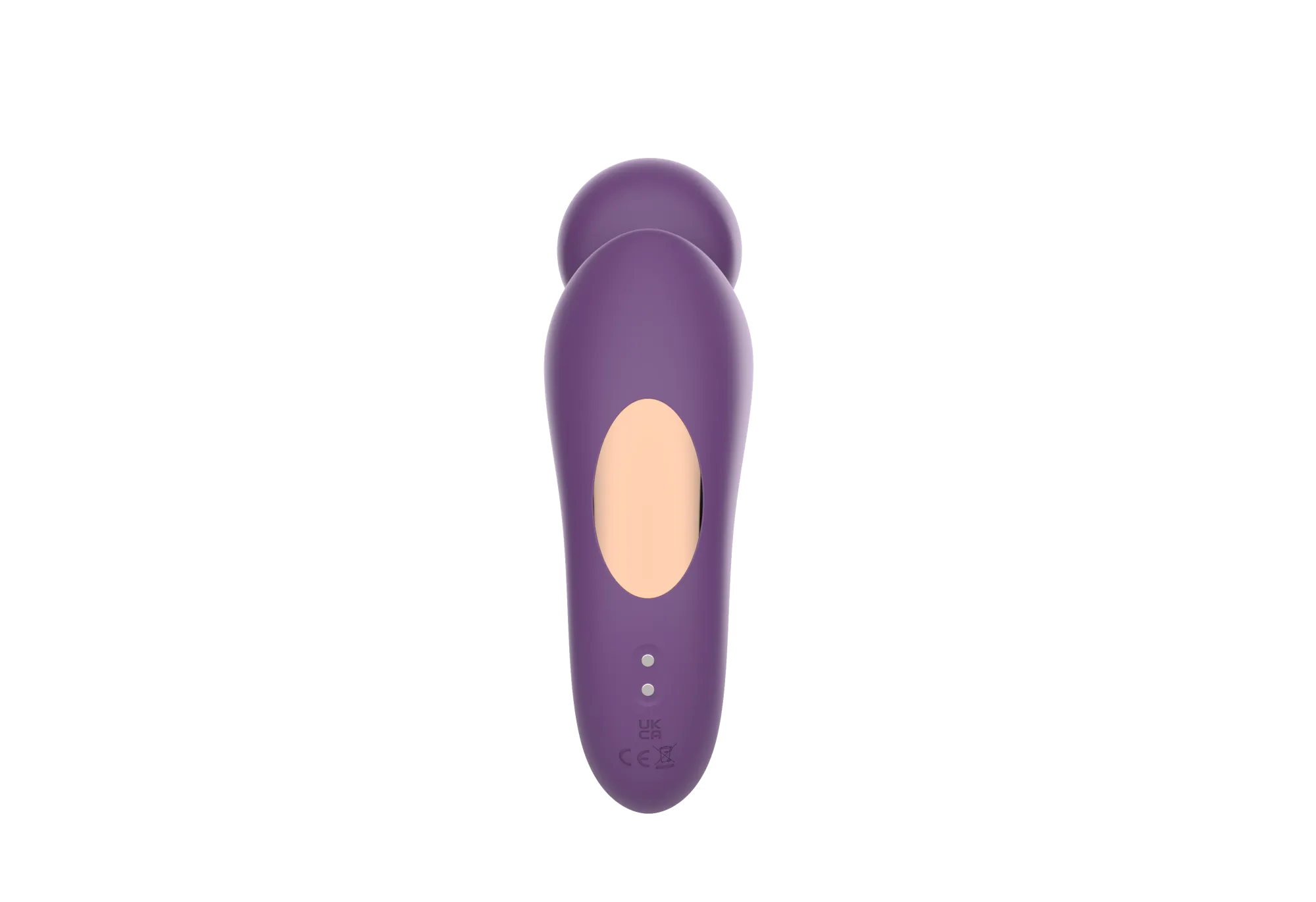вибратор- вонд с изогнутым корпусом secwell sw24125-purple в России