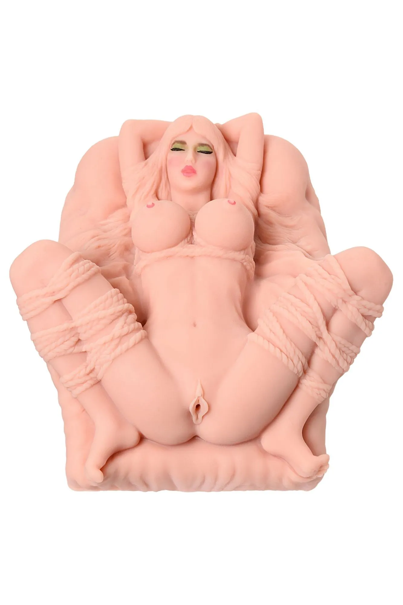 мастурбатор реалистичный kokos erica, tpr, телесный, 18 см в России