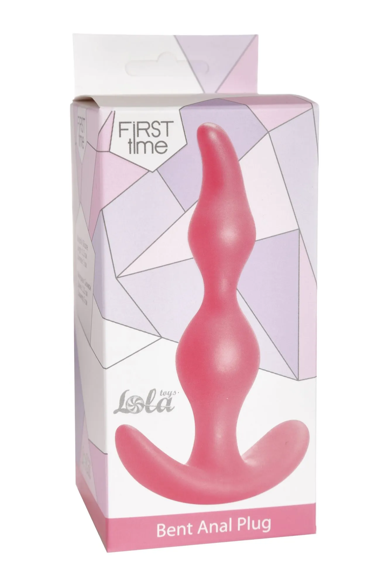 анальная пробка bent anal plug pink 5002-01lola в России