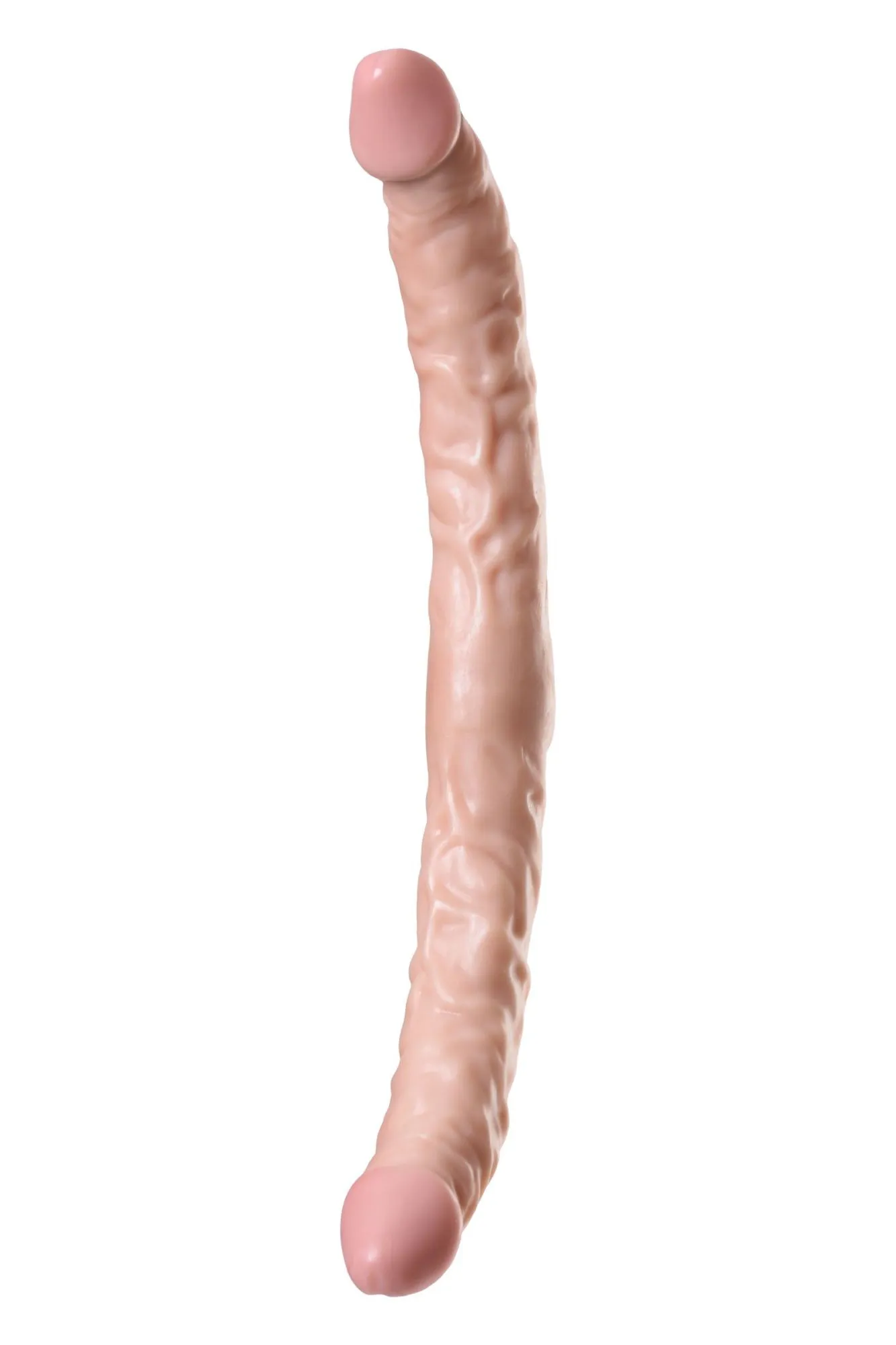 двусторонний фаллоимитатор toyfa realstick nude реалистичный, pvc, телесный, 42,5 см в России