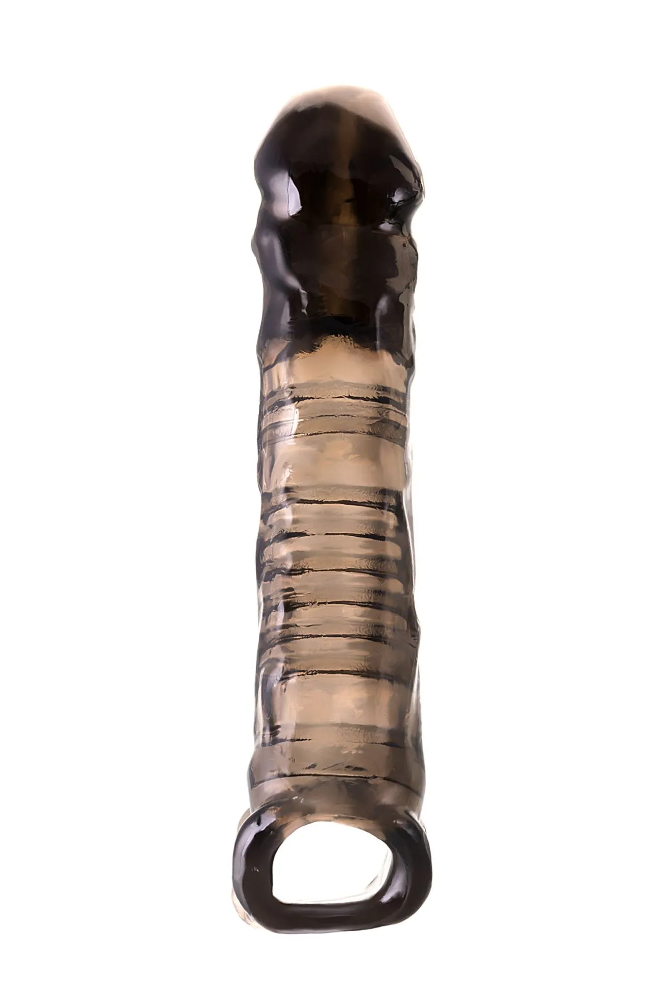 насадка toyfa xlover, для увеличения размера, tpe, черный, прозрачный, 22.5 см в России