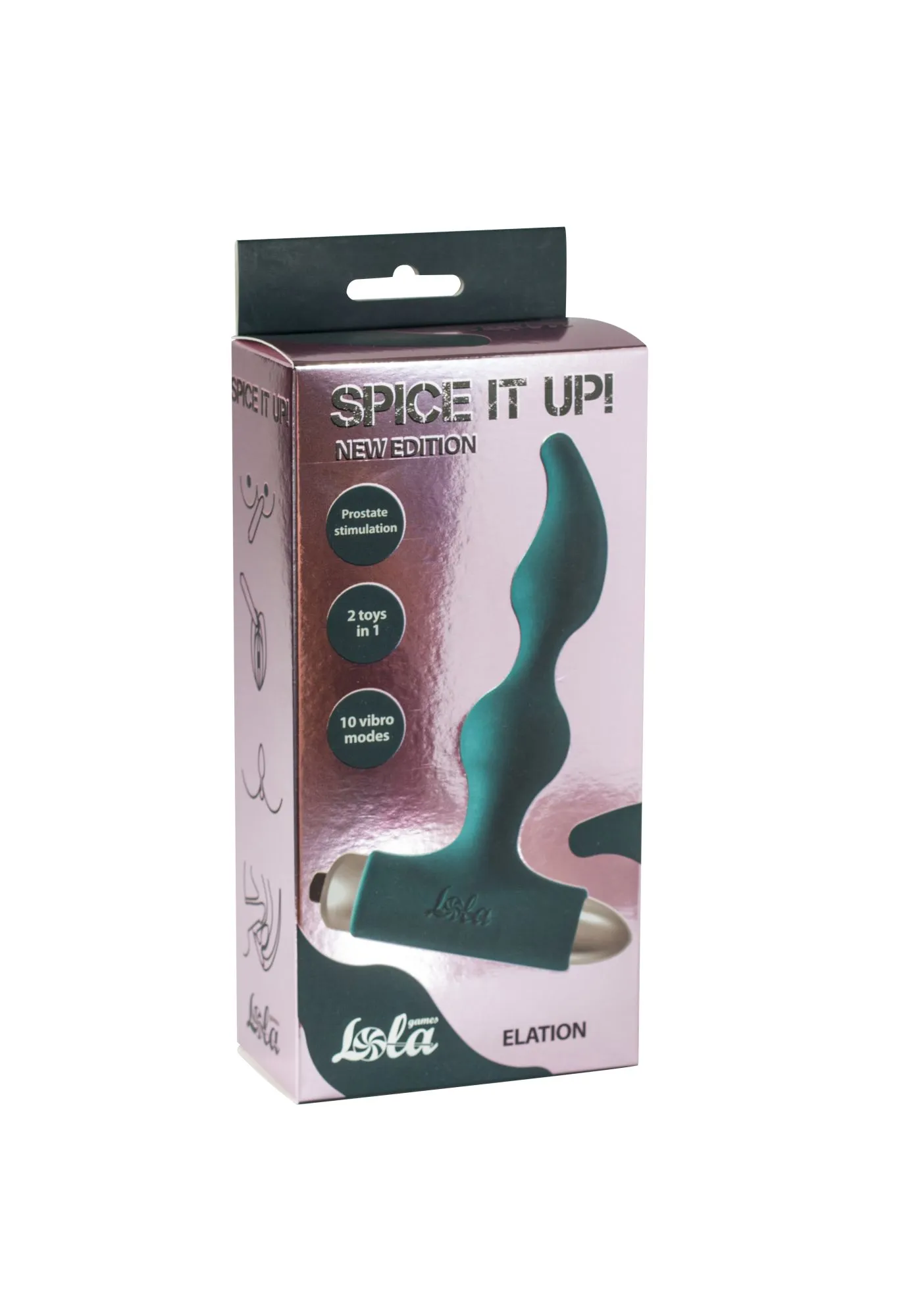 анальная пробка с вибрацией spice it up new edition elation dark green 8018-02lola в России