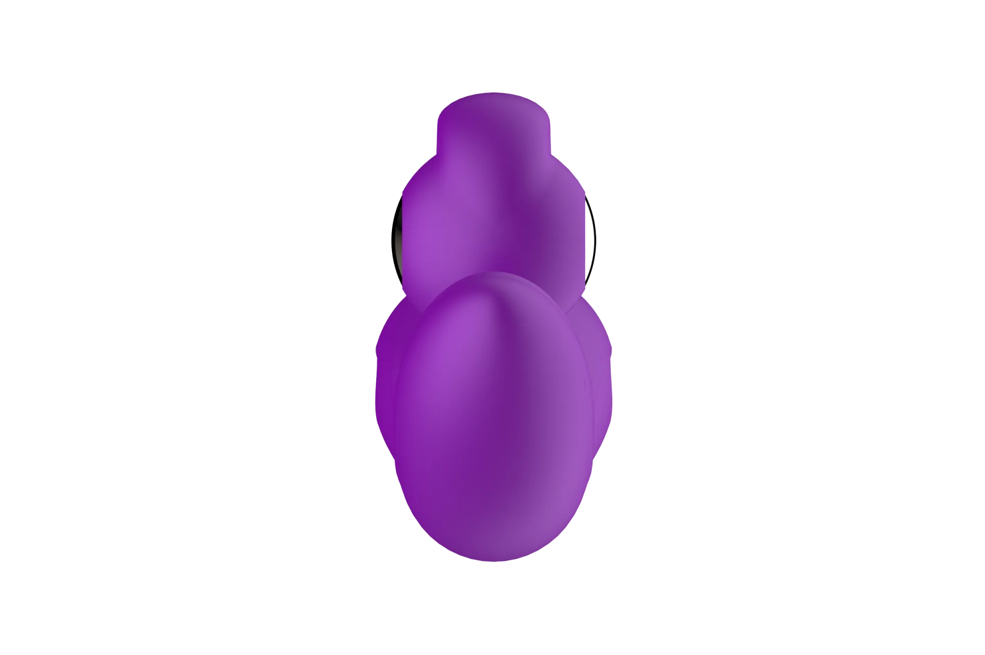 силиконовый вибратор-кролик с функцией вращения sw3052-purple в России