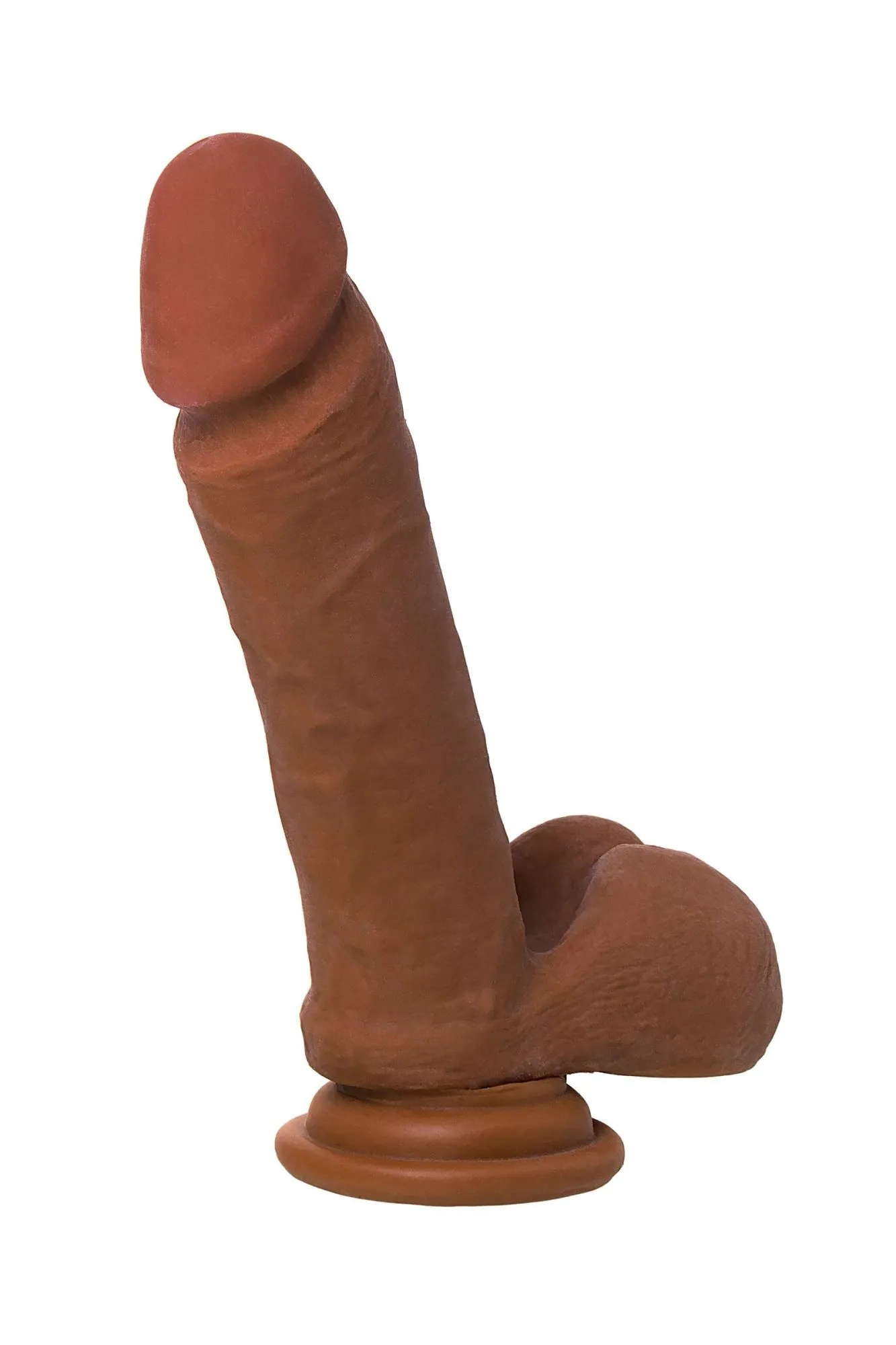 реалистичный фаллоимитатор toyfa realstick elite mulatto, коричневый, 16 см в России