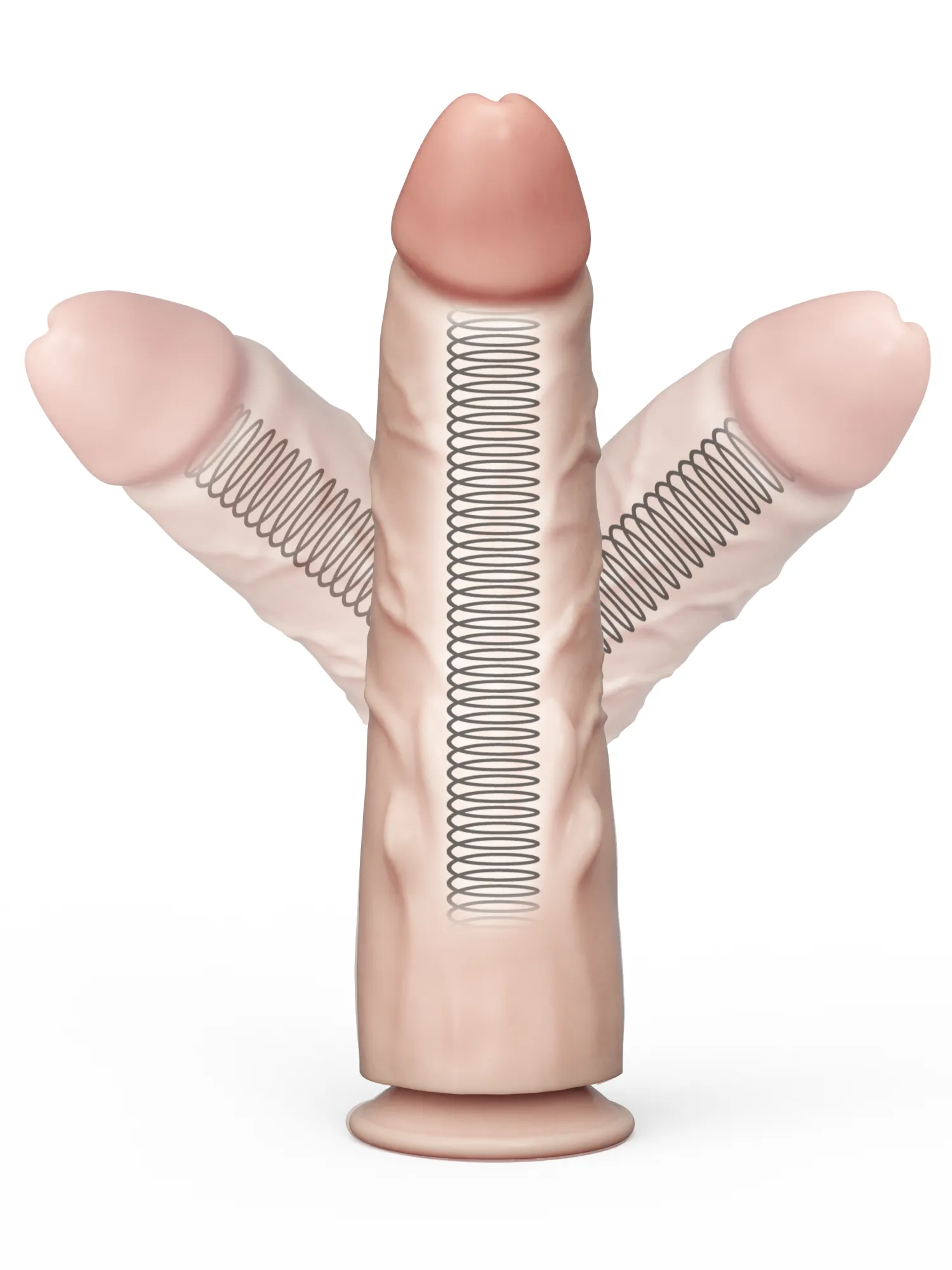 гибкий фаллоимитатор lovetoy с подвижной кожей в ламинате 882600ru в России