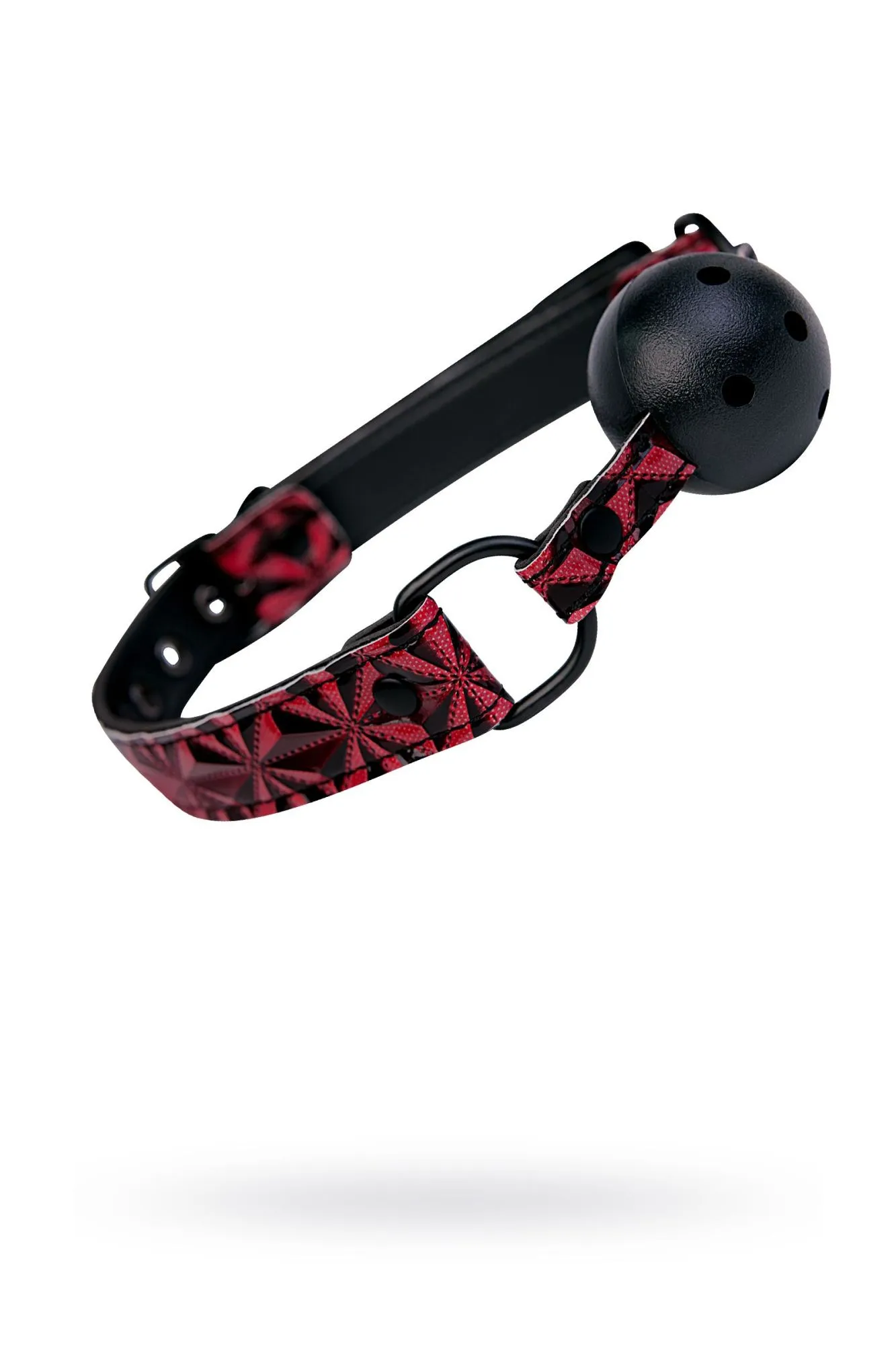 кляп toyfa theatre с 3d эффектом, красный в России