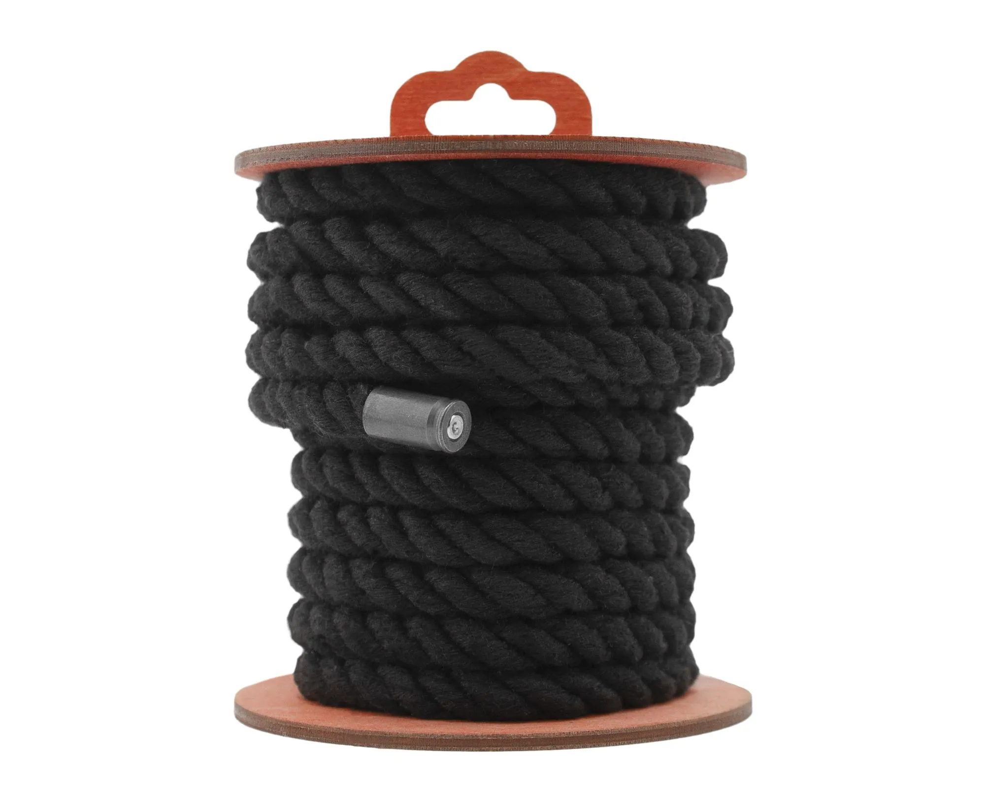 хлопковая веревка для шибари pinkrabbit черная, 5 м в России