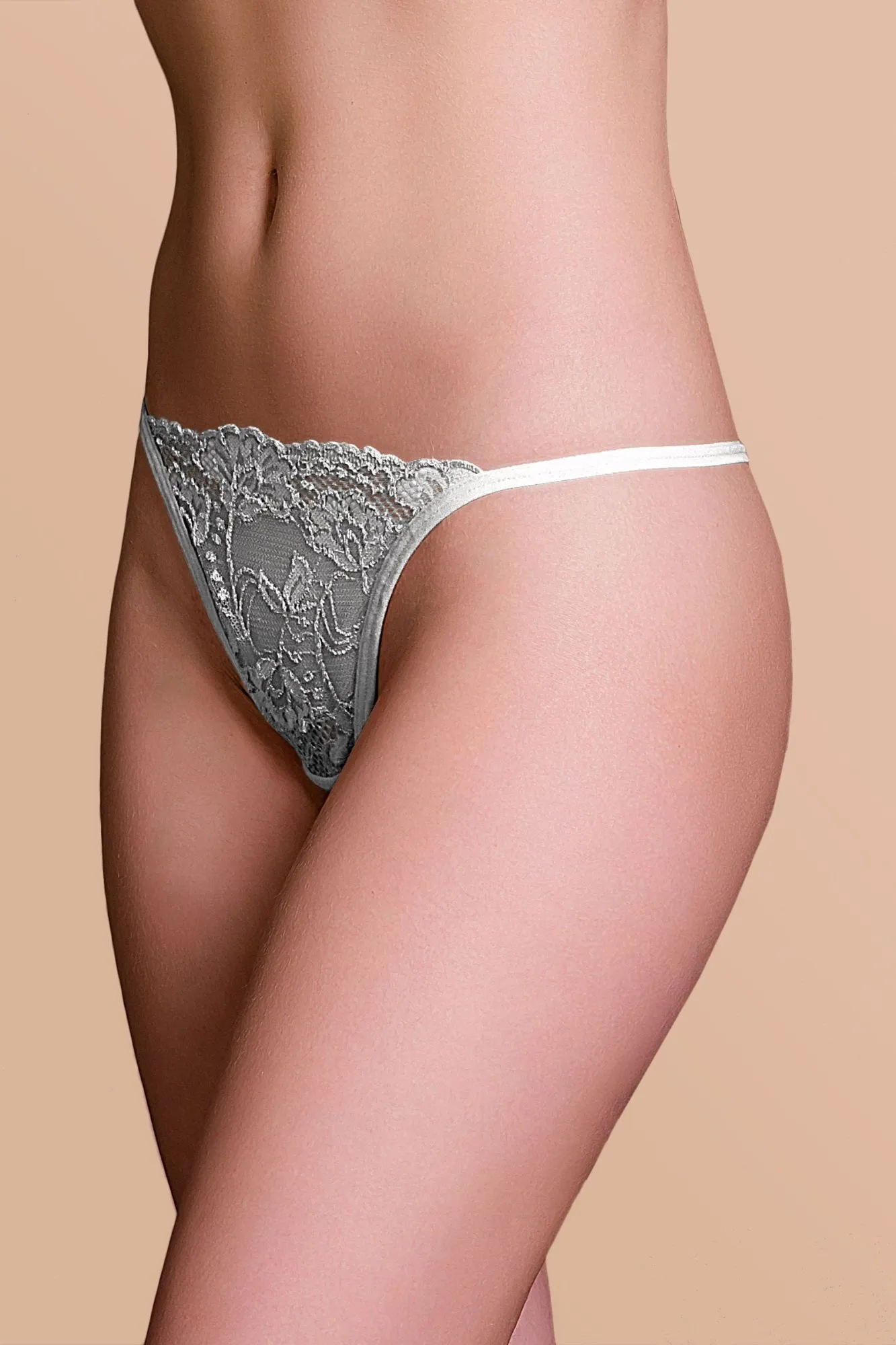 Эротическое трусики со стразами joli gina, белый, os в России