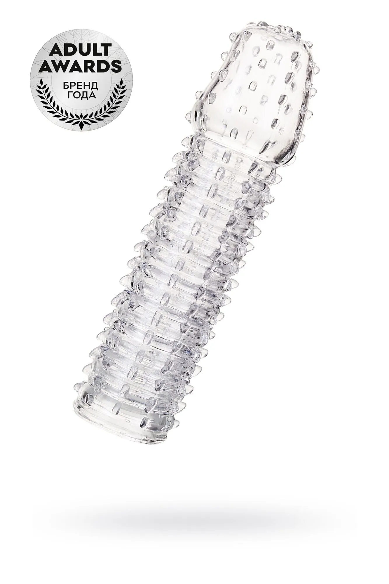 насадка на пенис toyfa  a-toys boyn, tpr, прозрачный, 15,2 см в России