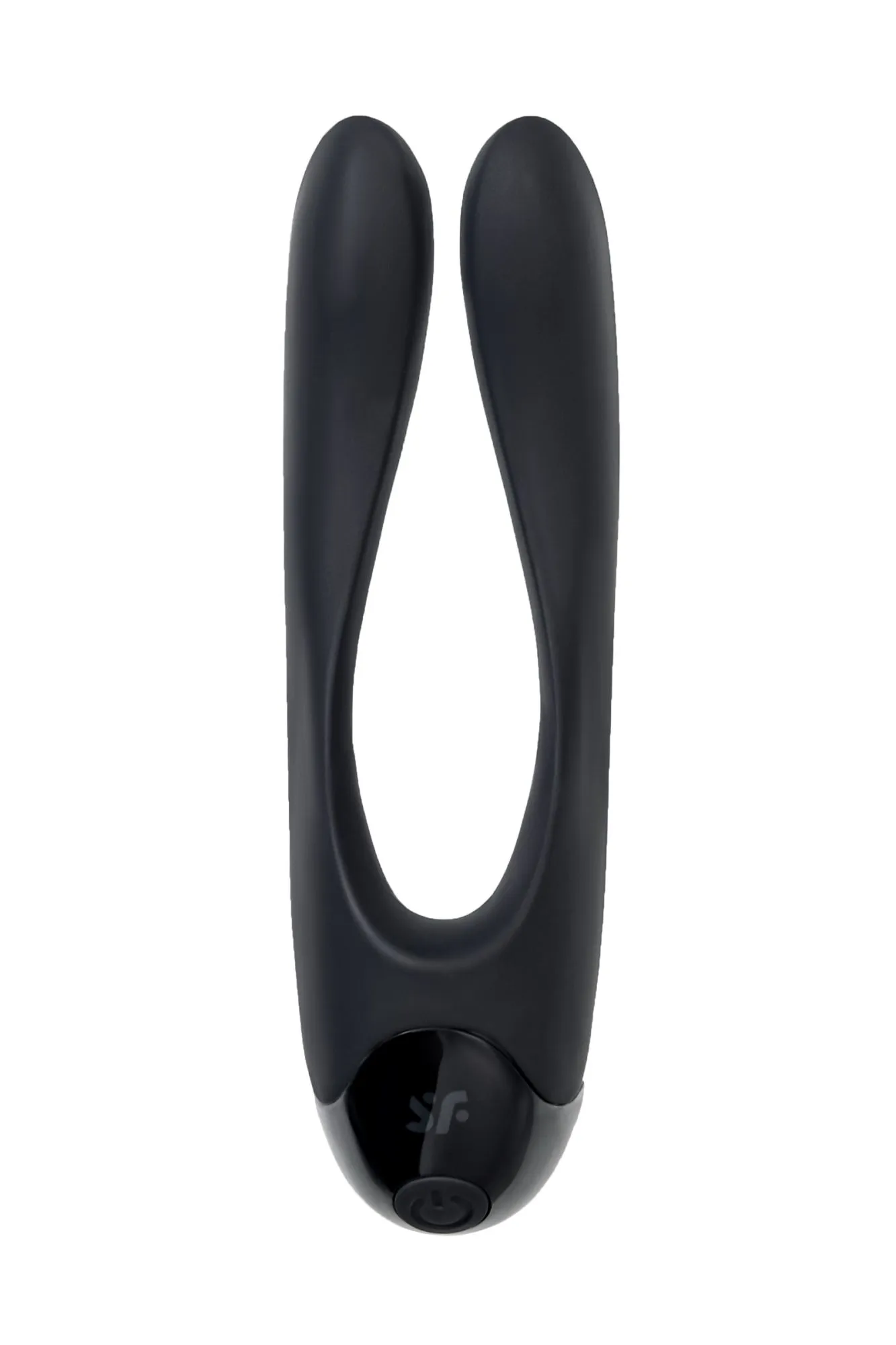 многофункциональный стимулятор для пар satisfyer partner candy cane, силикон, чёрный в России