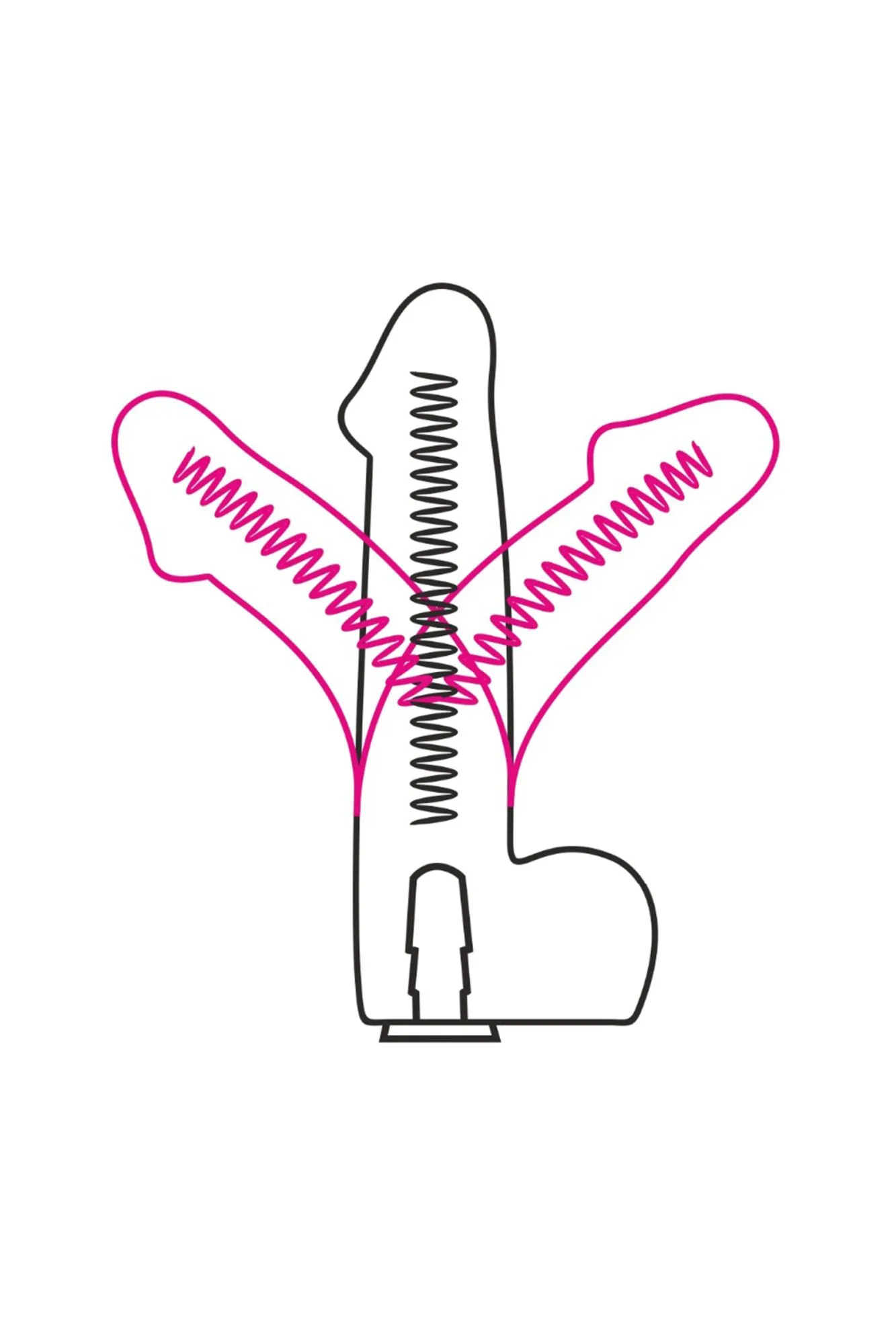 фаллоимитатор неоскин на присоске flex & fix sistem lovetoy, tpr, телесный, 21 см в России