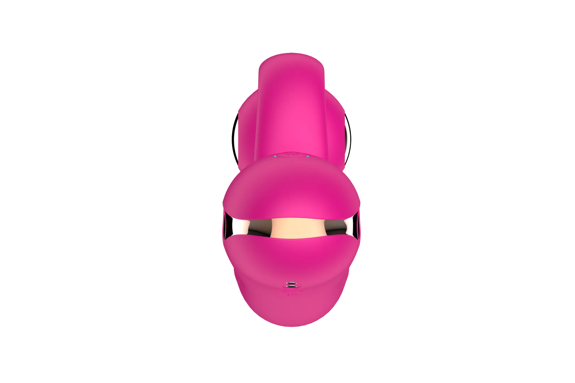 силиконовый вибратор-кролик с функцией вращения sw3052-hot-pink в России