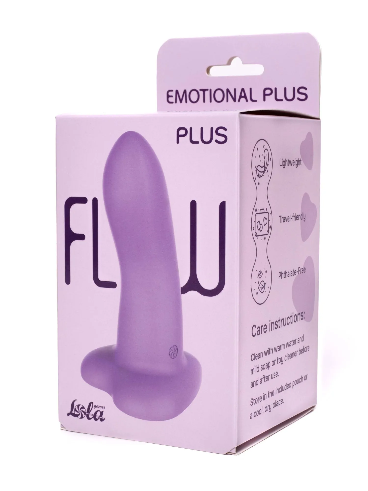 нереалистичный дилдо emotional plus purple 2044-01lola в России