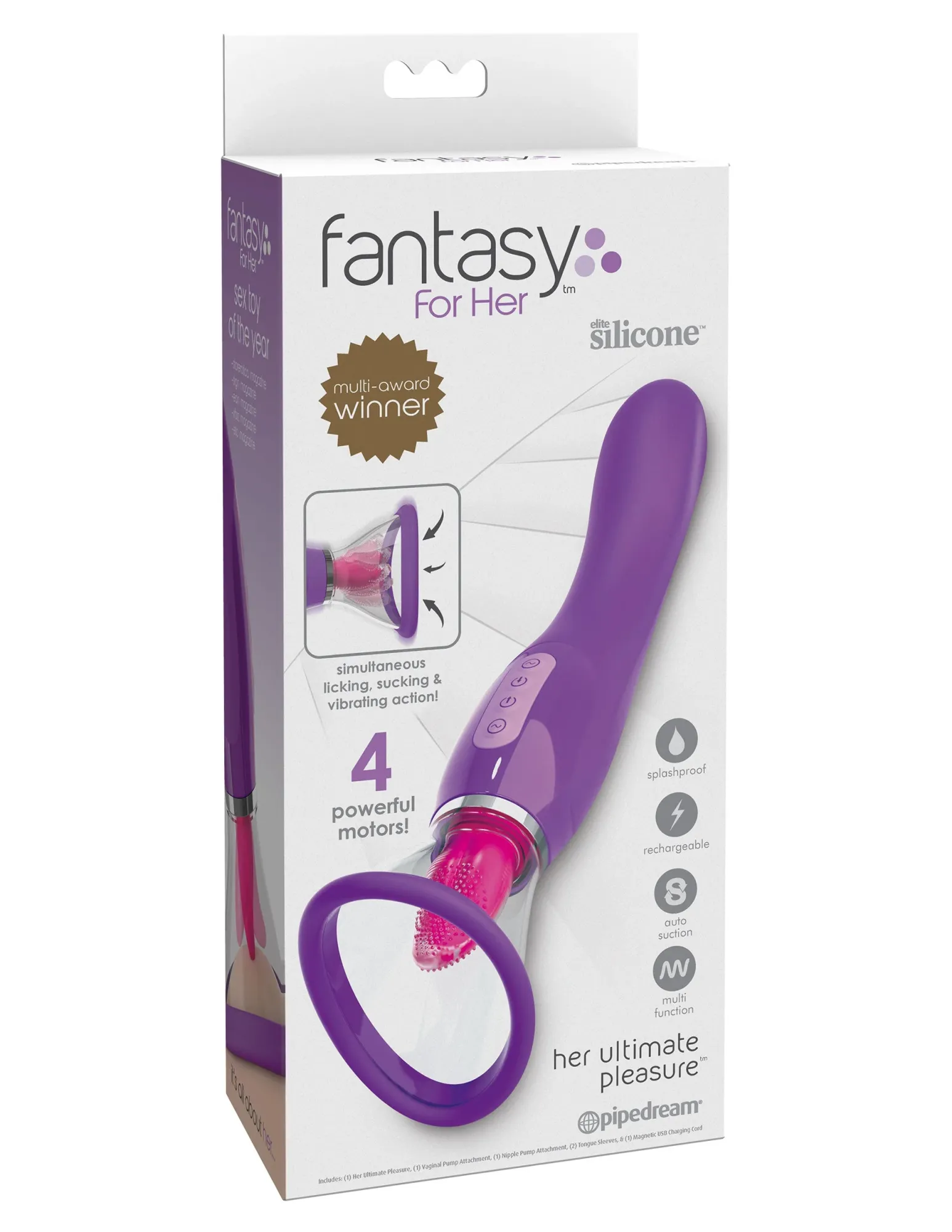 вибратор fantasy for her her ultimate pleasure - purple pipedream 494312pd в России