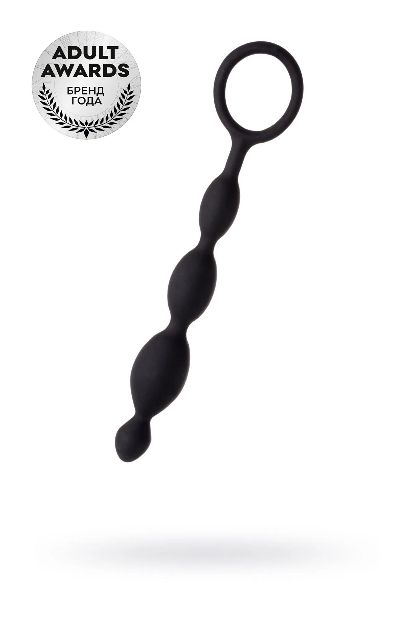 анальная цепочка a-toys by toyfa s, силикон, черный, 19,5см в России