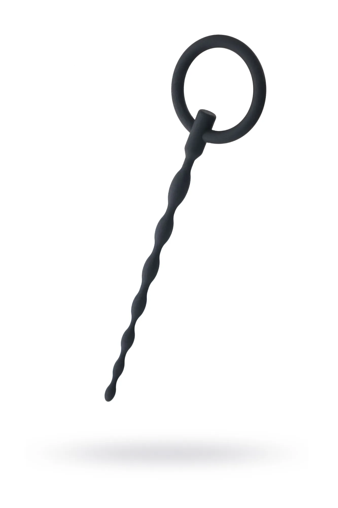 уретральный плаг black & red by toyfa, силикон, чёрный, 16 см в России