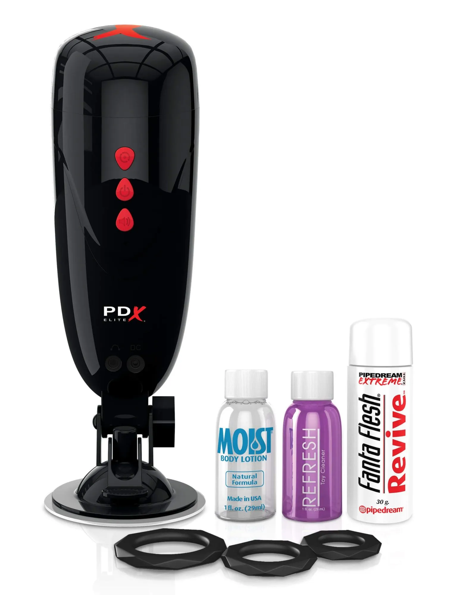 мастурбатор pipedream pdx elite dirty talk starter stroker, черный в России