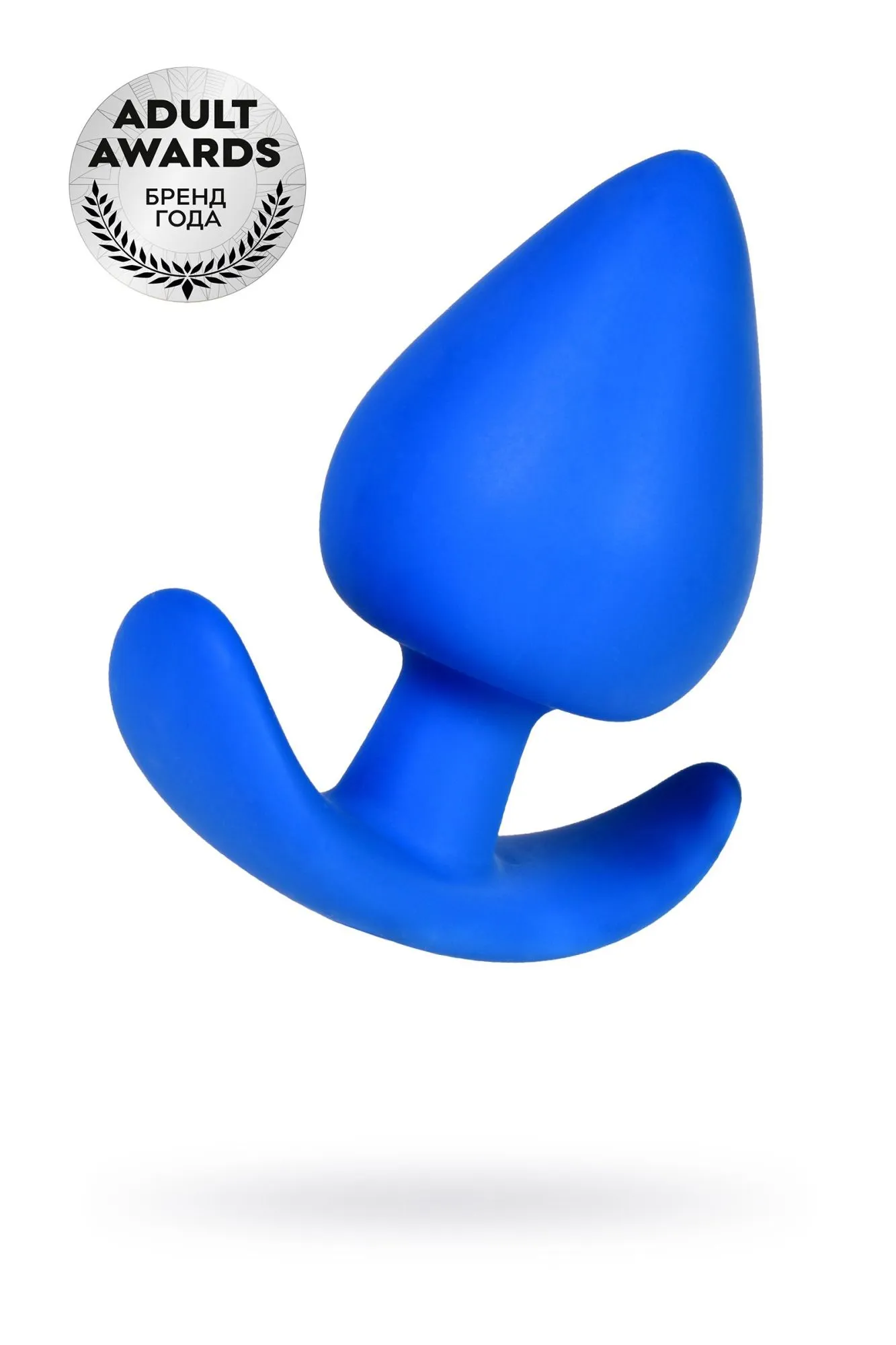 анальная пробка a-toys by toyfa nosh, силикон, синяя, 8,3 см в России