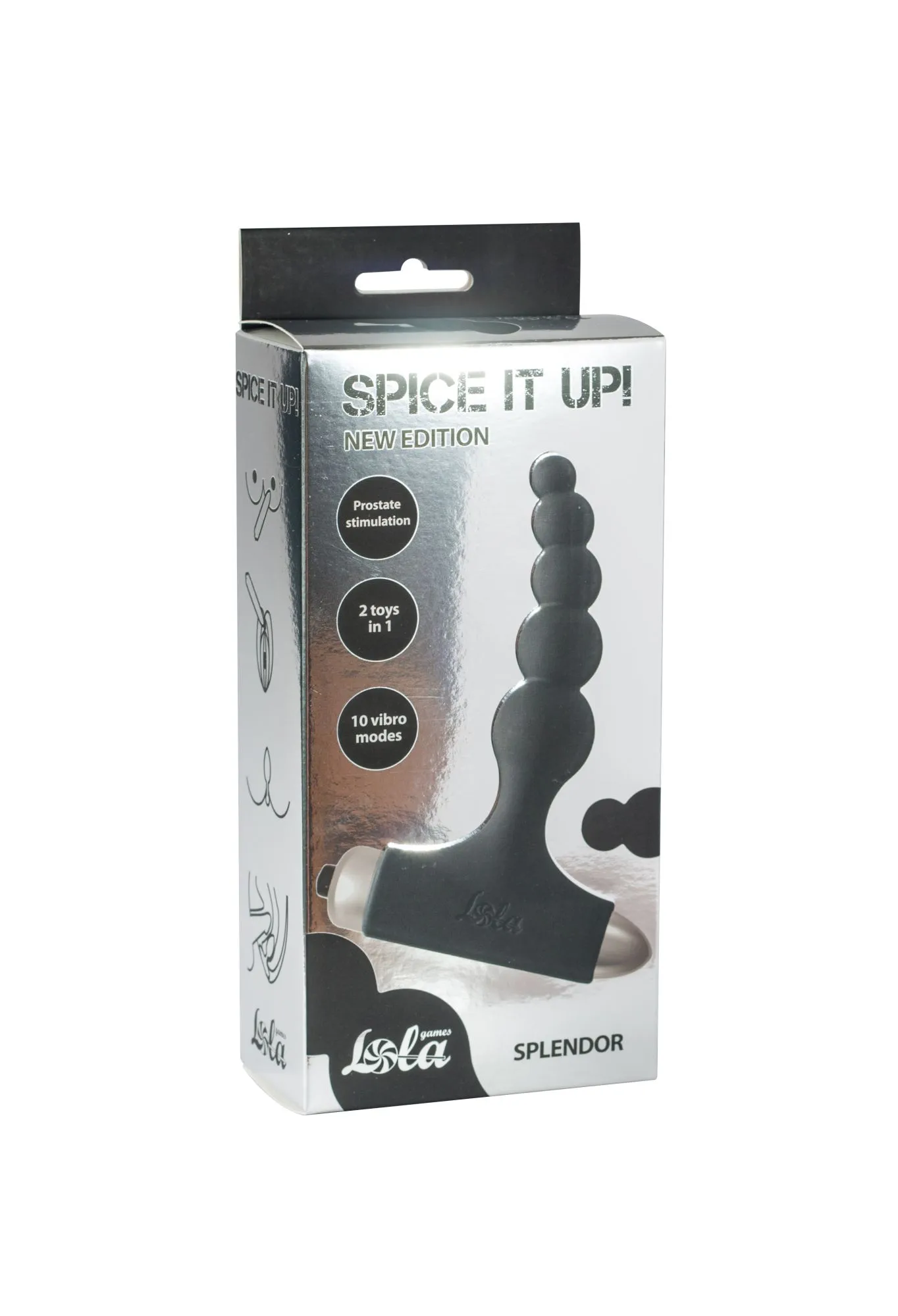 анальная пробка с вибрацией spice it up new edition splendor black 8017-01lola в России