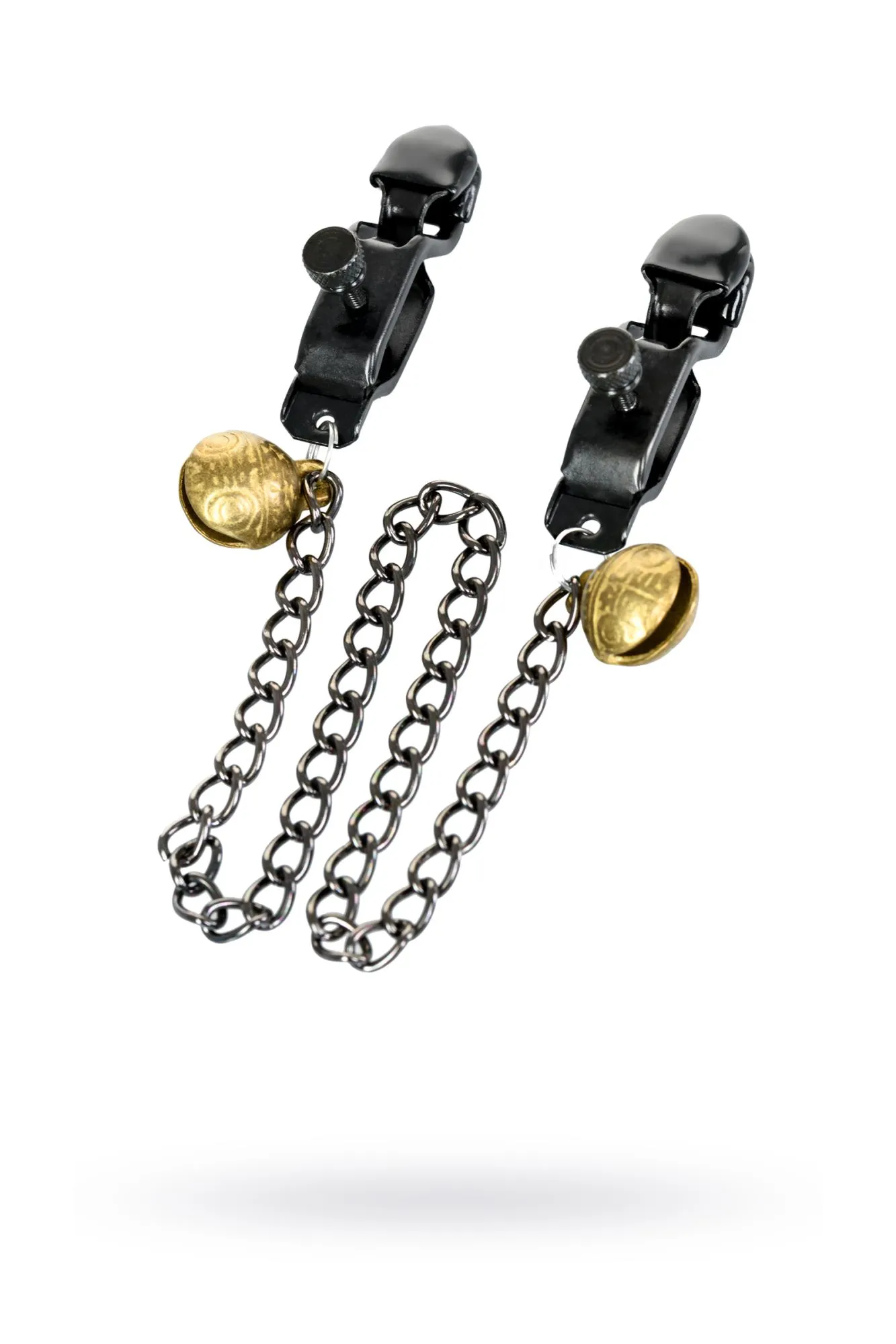 зажимы для сосков theatre by toyfa с цепочкой, металл, черные в России