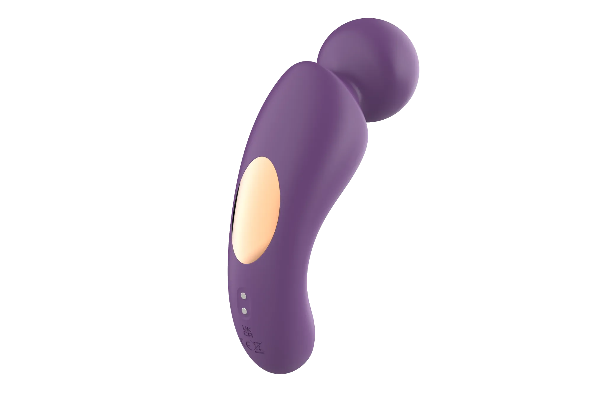 вибратор- вонд с изогнутым корпусом secwell sw24125-purple в России